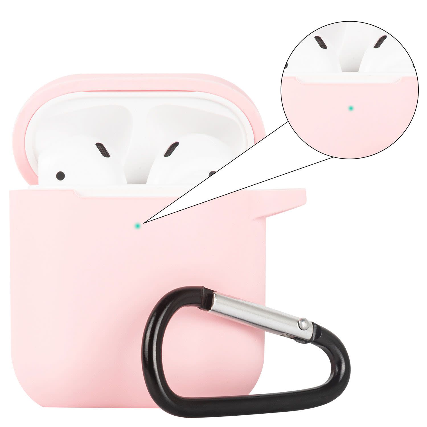 Εικόνα 5 του Sentio Θήκη Σιλικόνης για Airpods 2nd Gen Ροζ