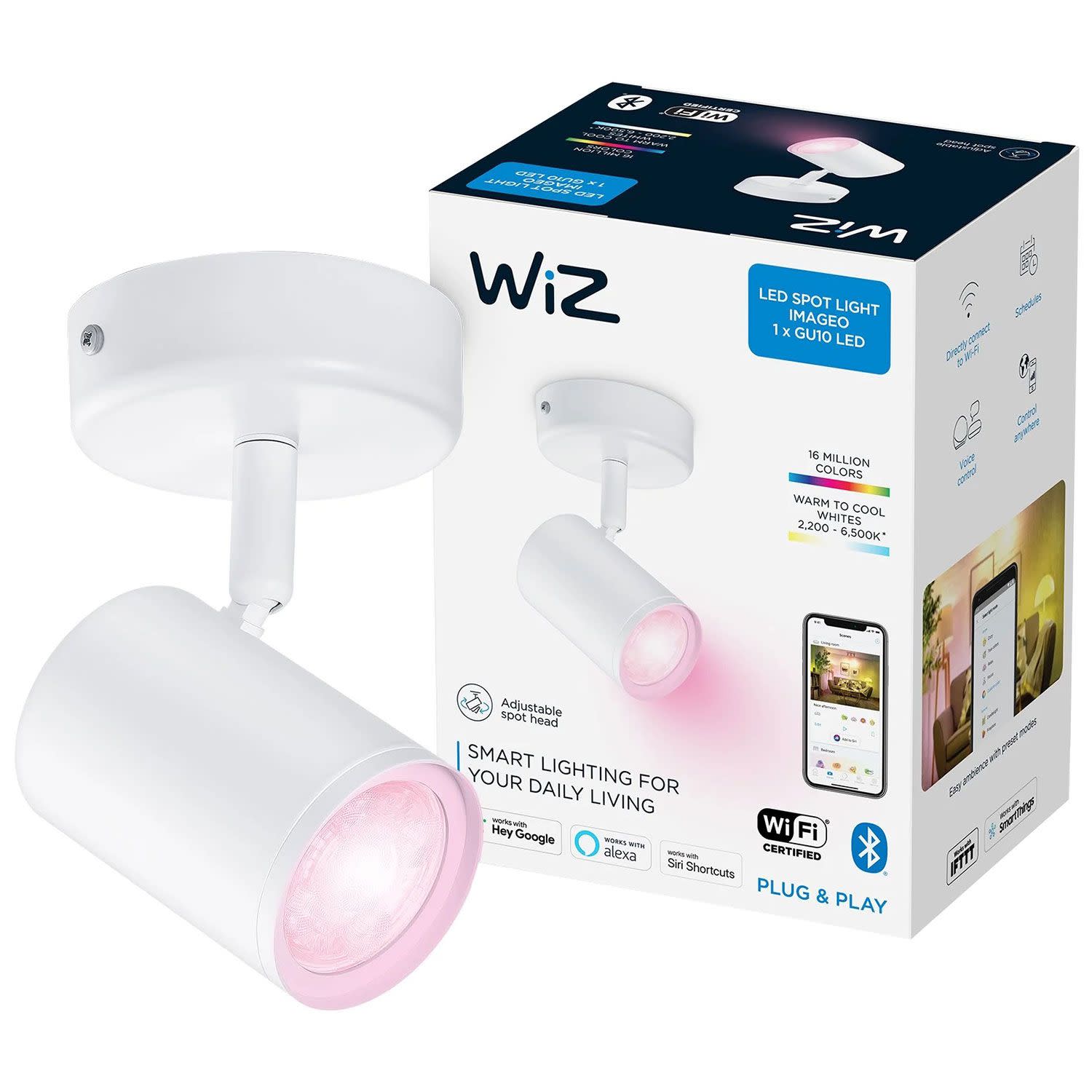 Εικόνα 1 του Wiz Smart Imageo Spots White