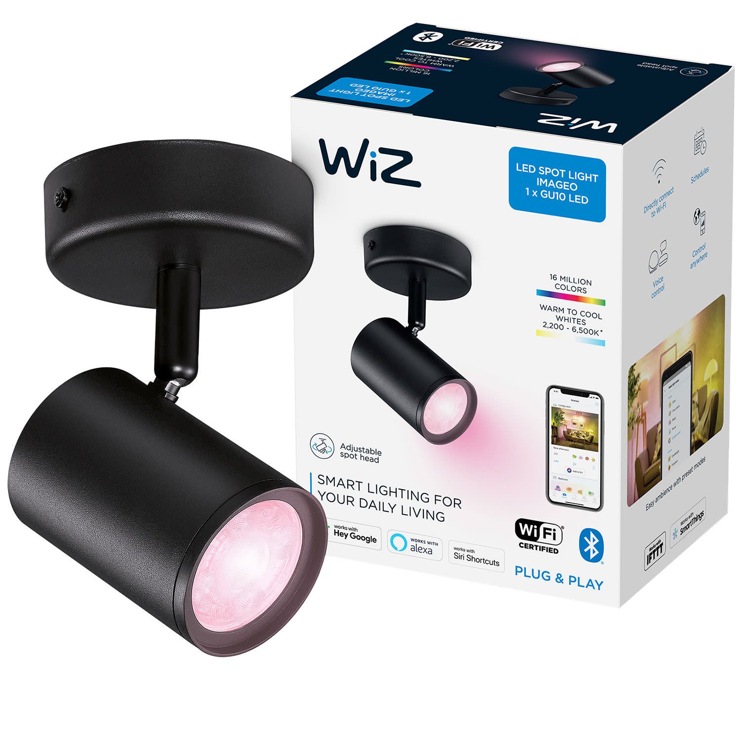 Εικόνα 1 του Wiz Smart Imageo Spots Black