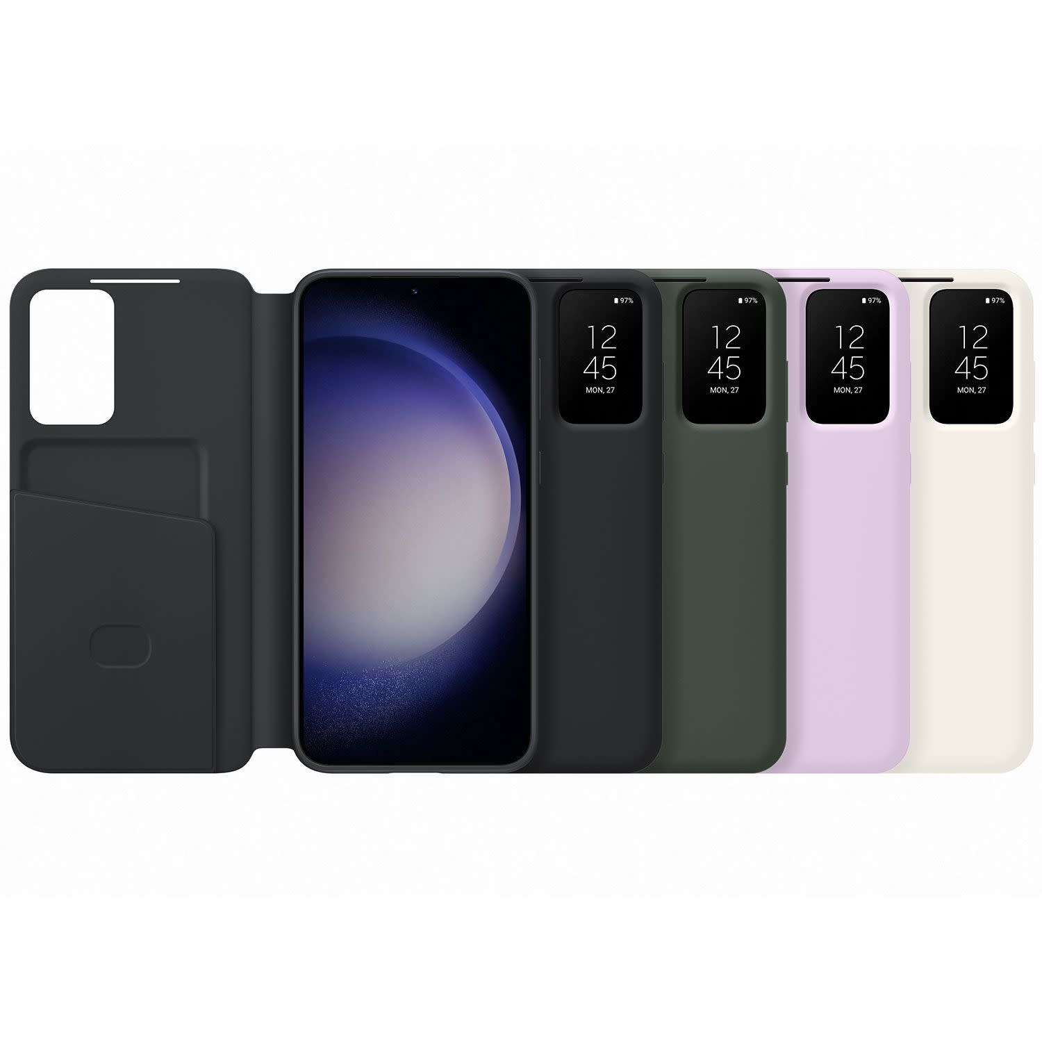 Κάνε κλικ για να δεις την εικόνα 6 του Samsung Θήκη Clear View Cover για Samsung Galaxy S23+, Cream