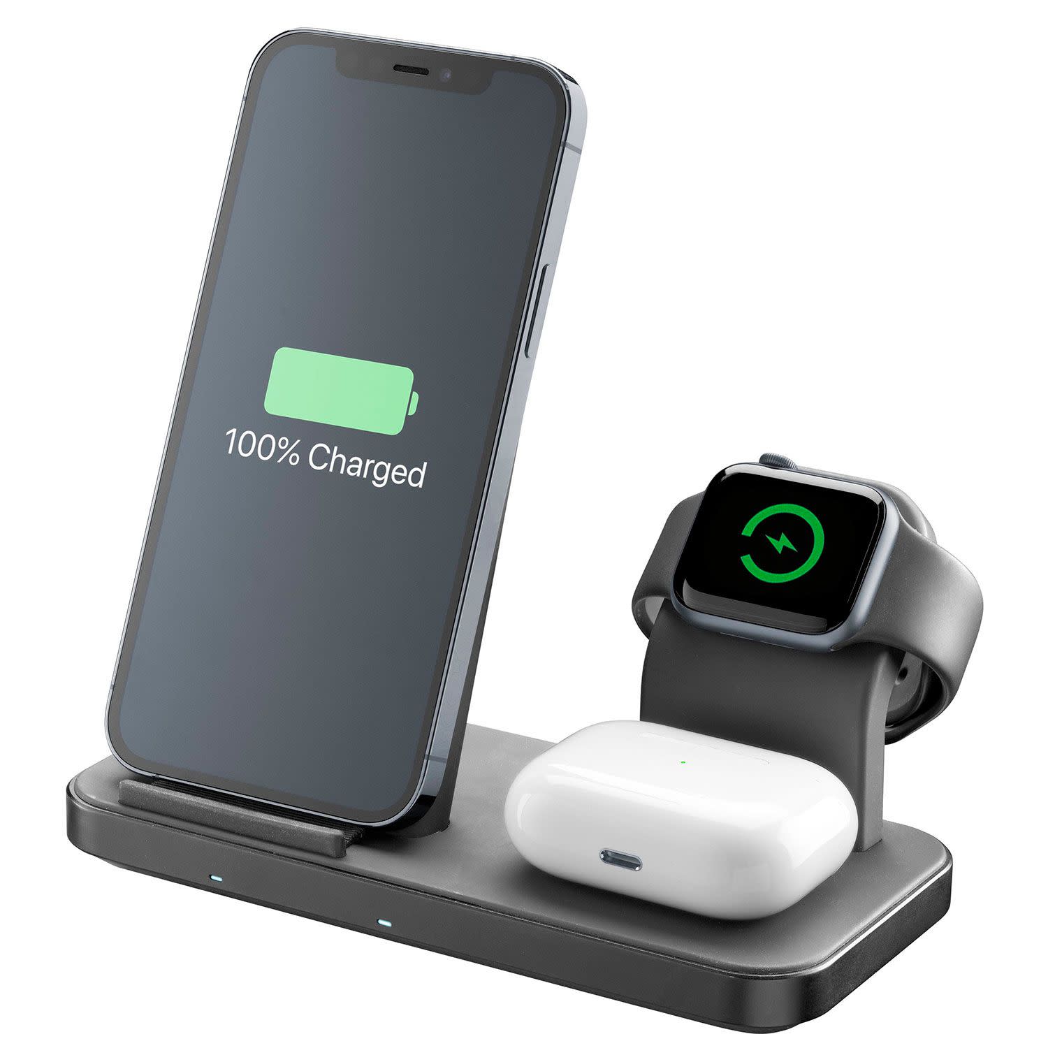 Cellularline Ασύρματος Φορτιστής 3 Θέσεων 10W Μαύρος