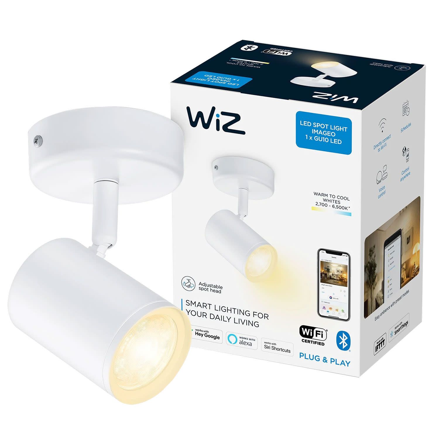 Εικόνα 2 του Wiz Smart Imageo Spots 1x5W White