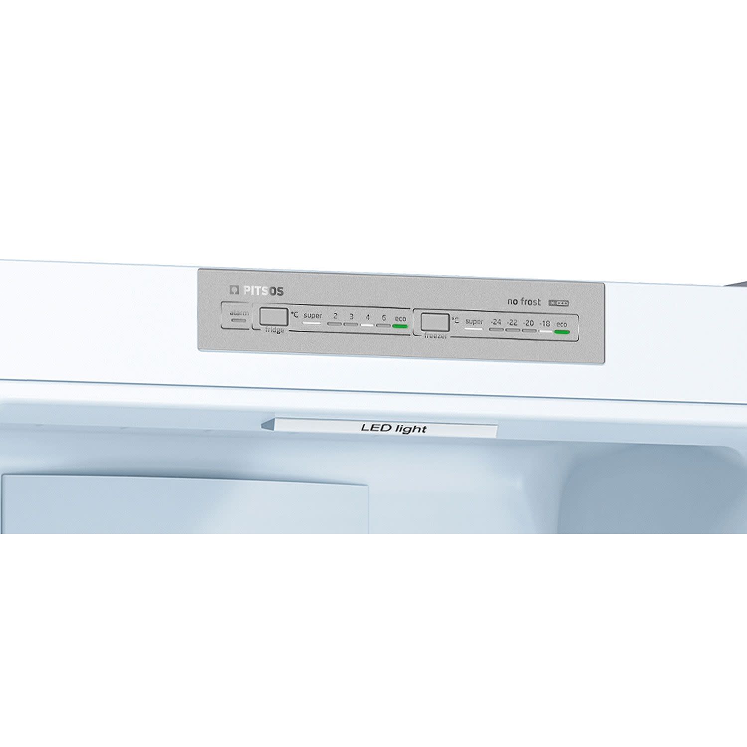 Εικόνα 3 του Pitsos PKNB39VIDT Ψυγειοκαταψύκτης Inox Anti-finger