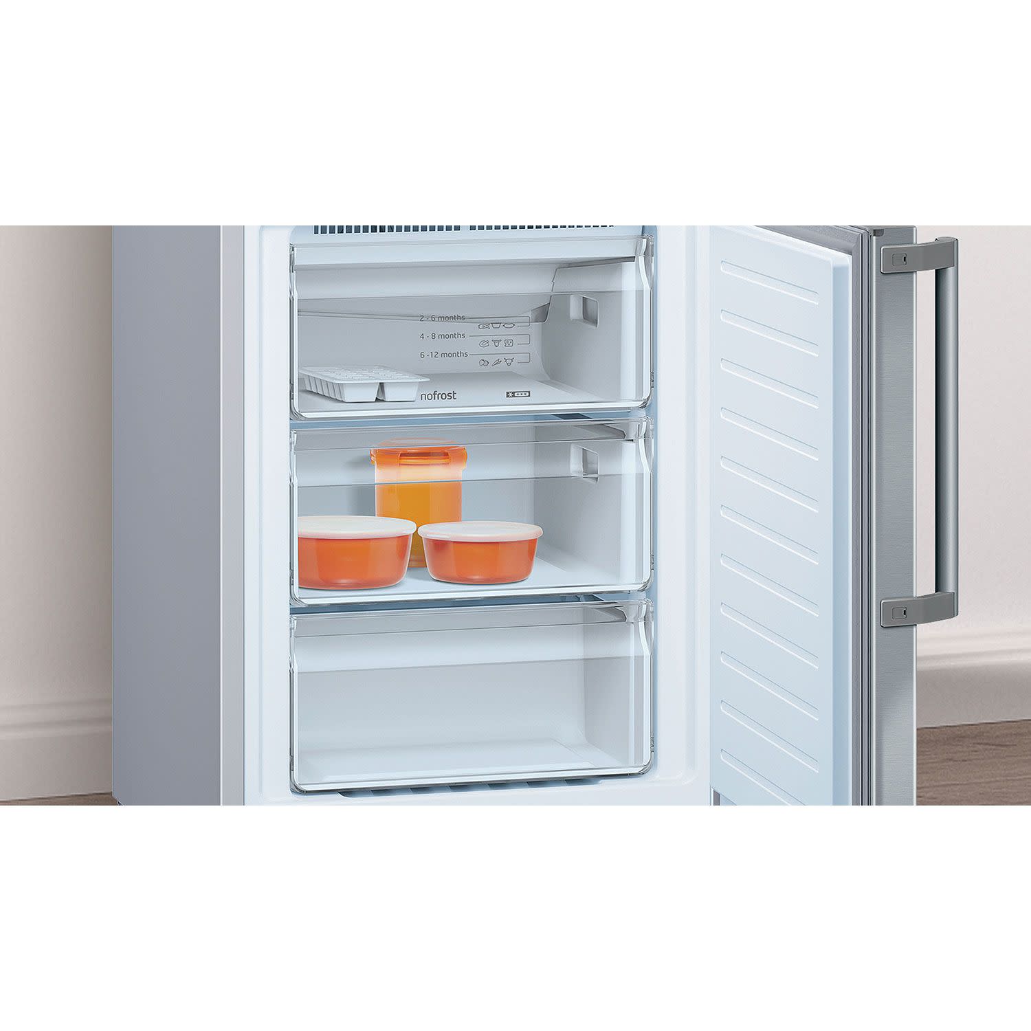 Εικόνα 6 του Pitsos PKNB39VIDT Ψυγειοκαταψύκτης Inox Anti-finger