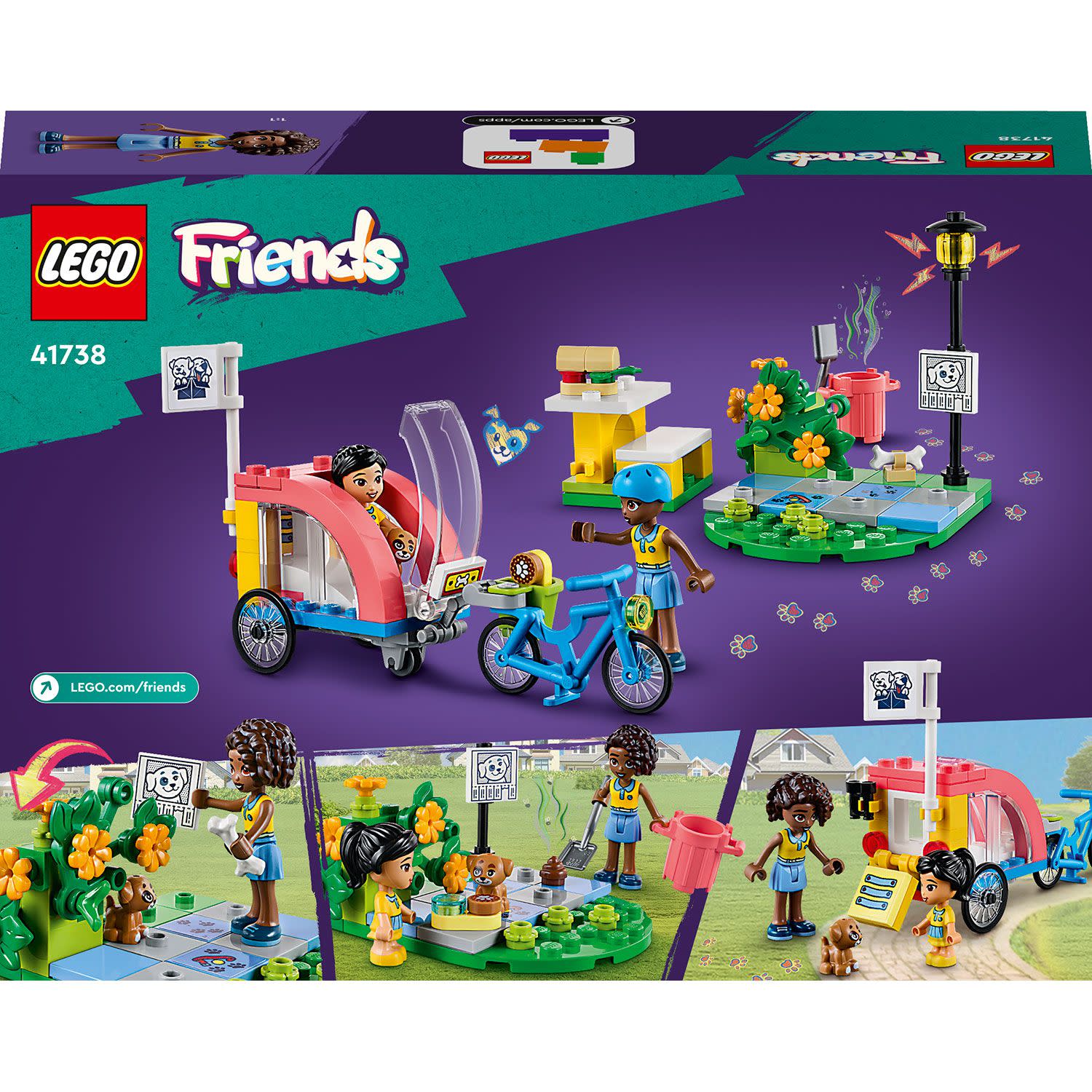 Εικόνα 2 του LEGO Friends Dog Rescue Bike 41738