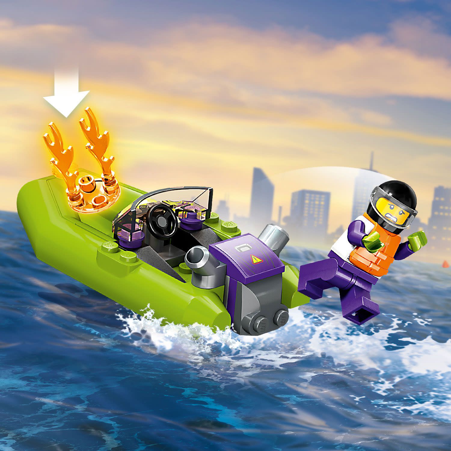 Κάνε κλικ για να δεις την εικόνα 5 του LEGO City Fire Rescue Boat 60373