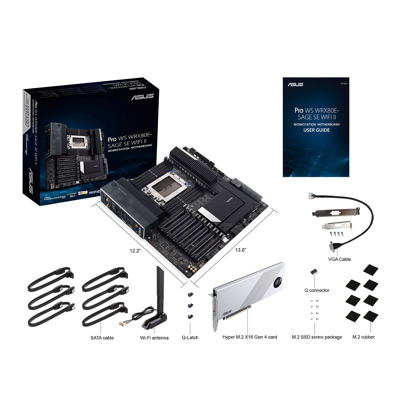 Εικόνα 10 του Asus Motherboard PRO WS WRX80E-SAGE SE WIFI II (WRX80/sWRX8/DDR4)