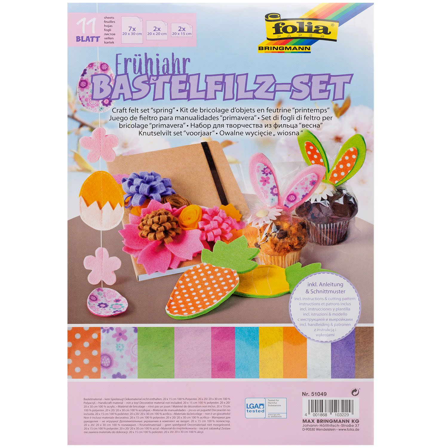 Folia Kit Χειροτεχνίας Felt Like Spring