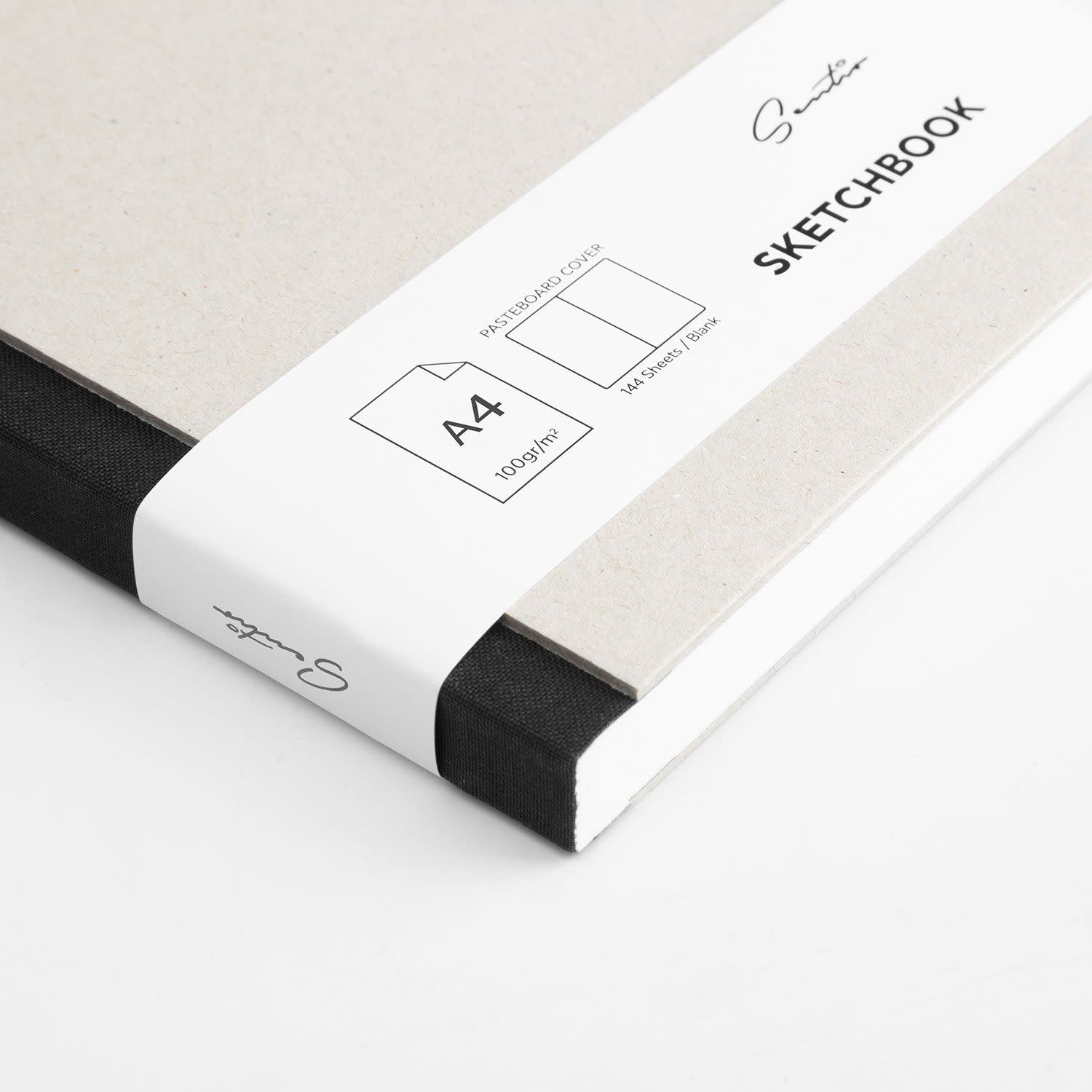 Εικόνα 2 του Sentio Sketchbook 21x29,7cm Μαύρο 144Φύλλων