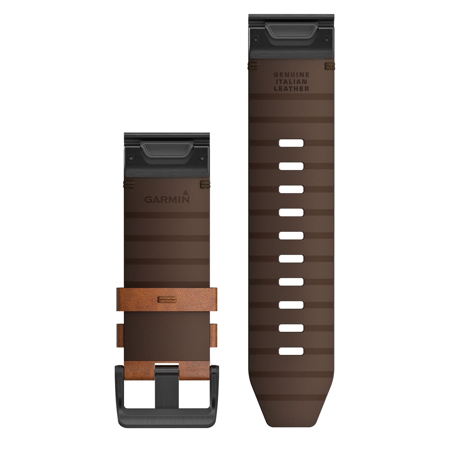 Εικόνα 2 του Garmin Λουράκι QuickFit 26 Fenix 7x Chestnut Δερμάτινο