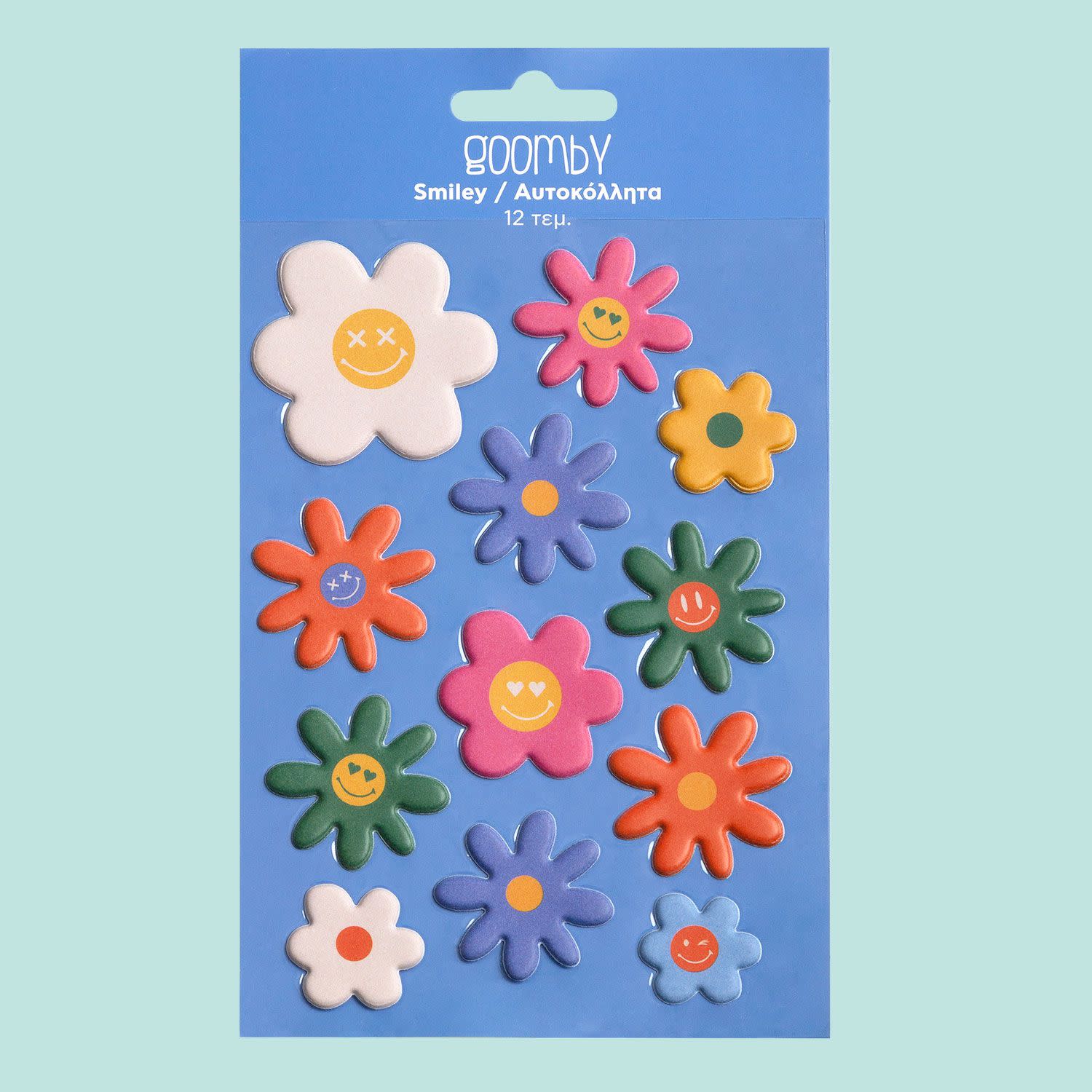 Εικόνα 1 του Goomby Αυτοκόλλητα Smiley 12τεμ.