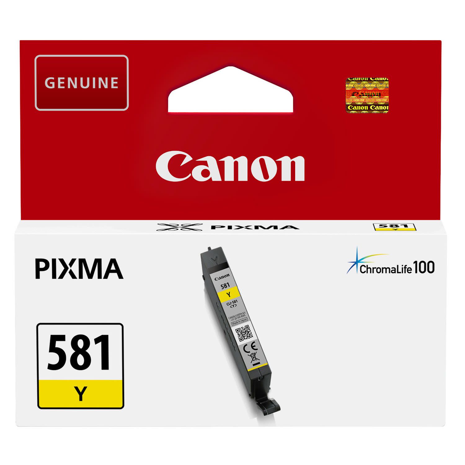 Εικόνα 1 του Μελάνι Canon CLI-581 Yellow