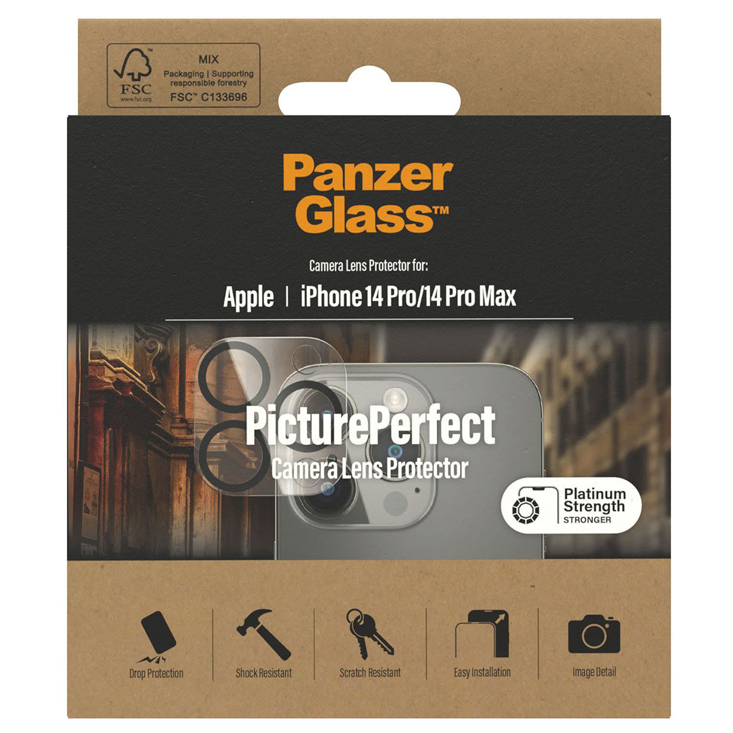 Εικόνα 3 του PanzerGlass Προστατευτικό Καμερών iPhone14Pro/ProMax