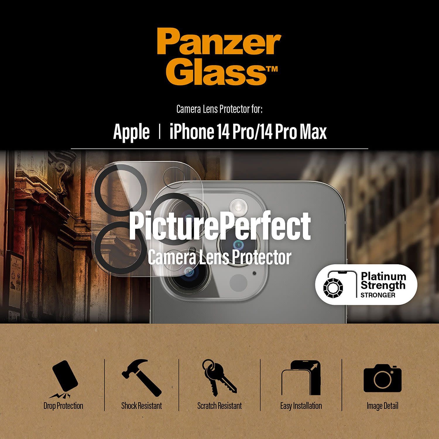 Εικόνα 4 του PanzerGlass Προστατευτικό Καμερών iPhone14Pro/ProMax