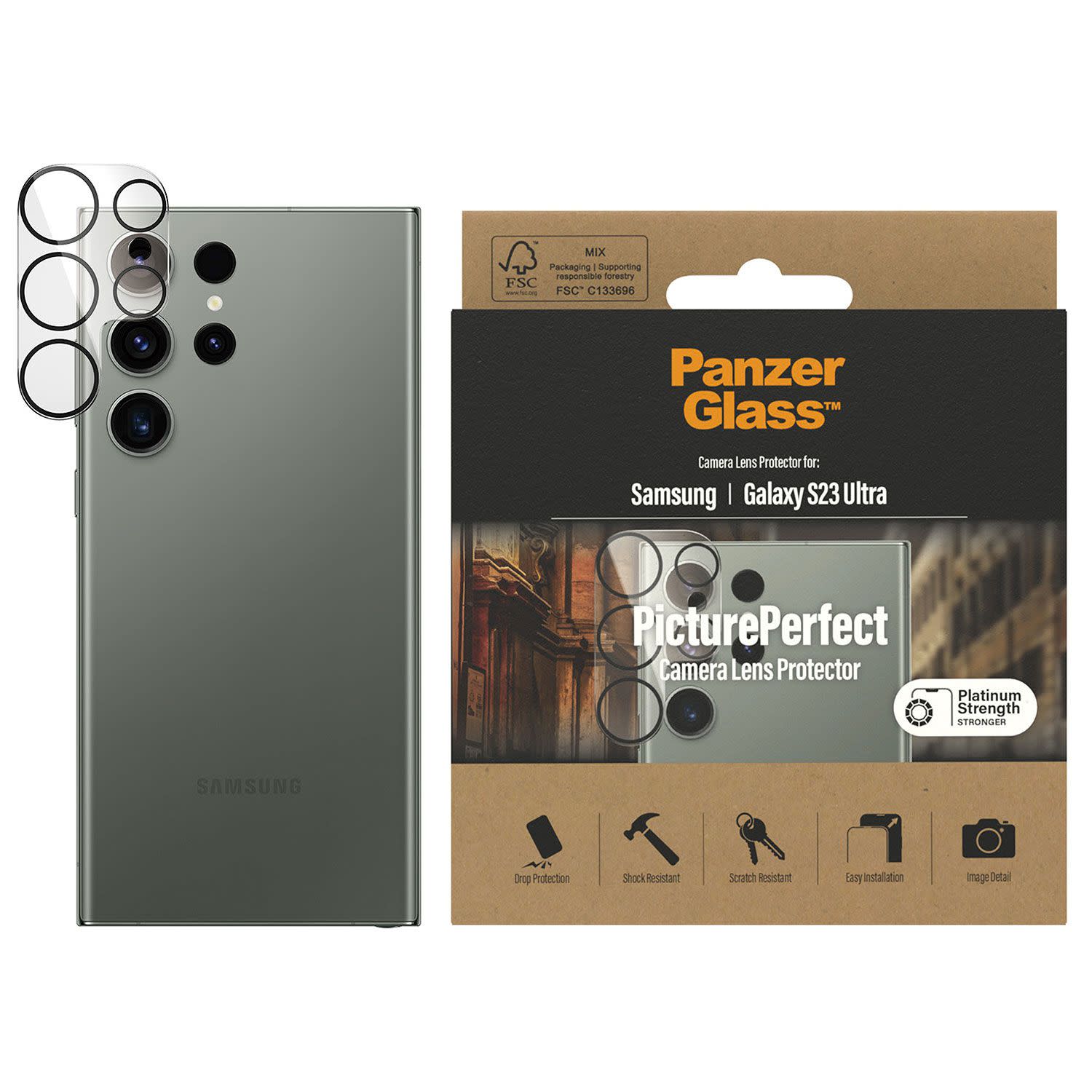 Εικόνα 3 του PanzerGlass Προστατευτικό Καμερών Samsung S23 Ultra