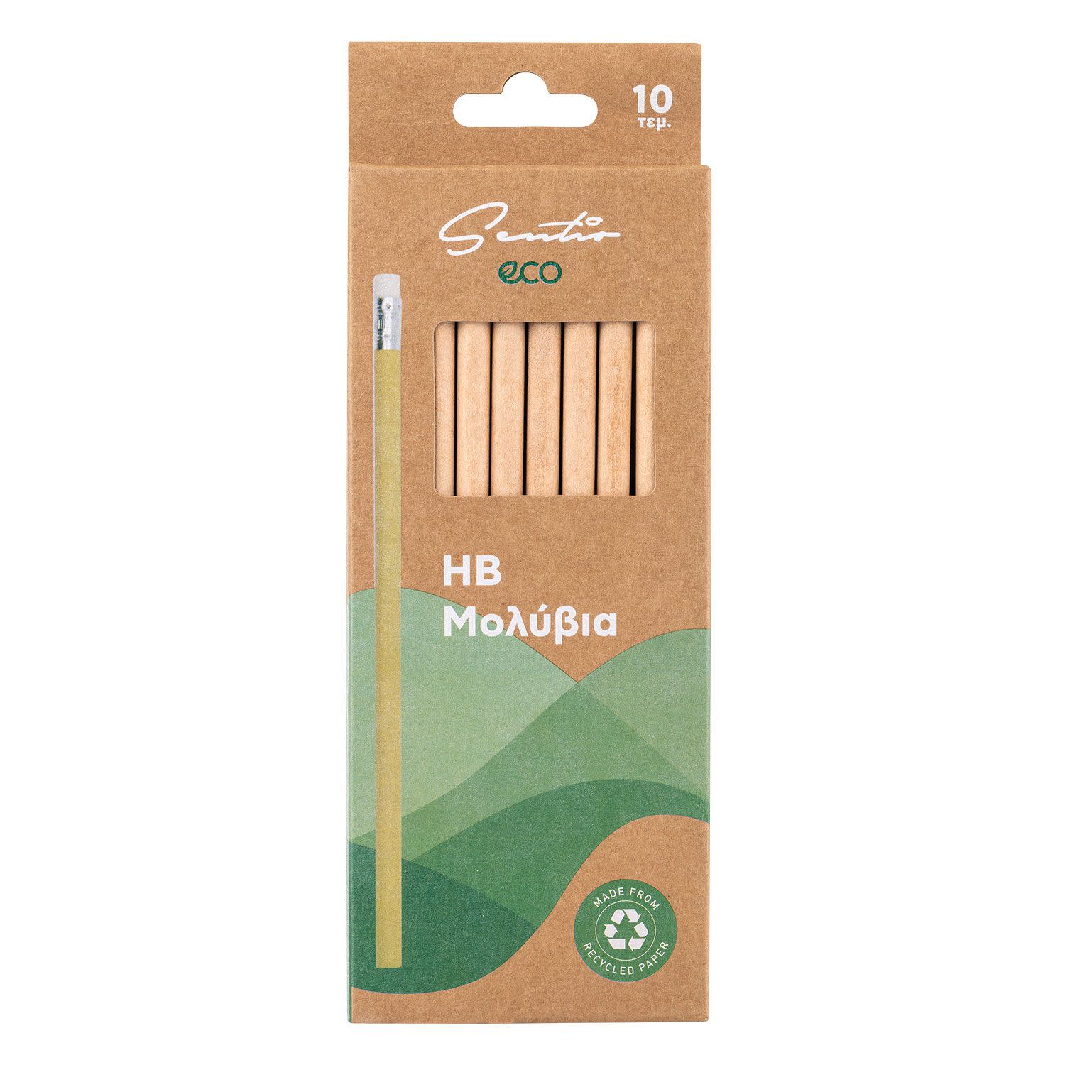 Εικόνα 1 του Sentio Μολύβια με Γόμα Eco HB 10τεμ.