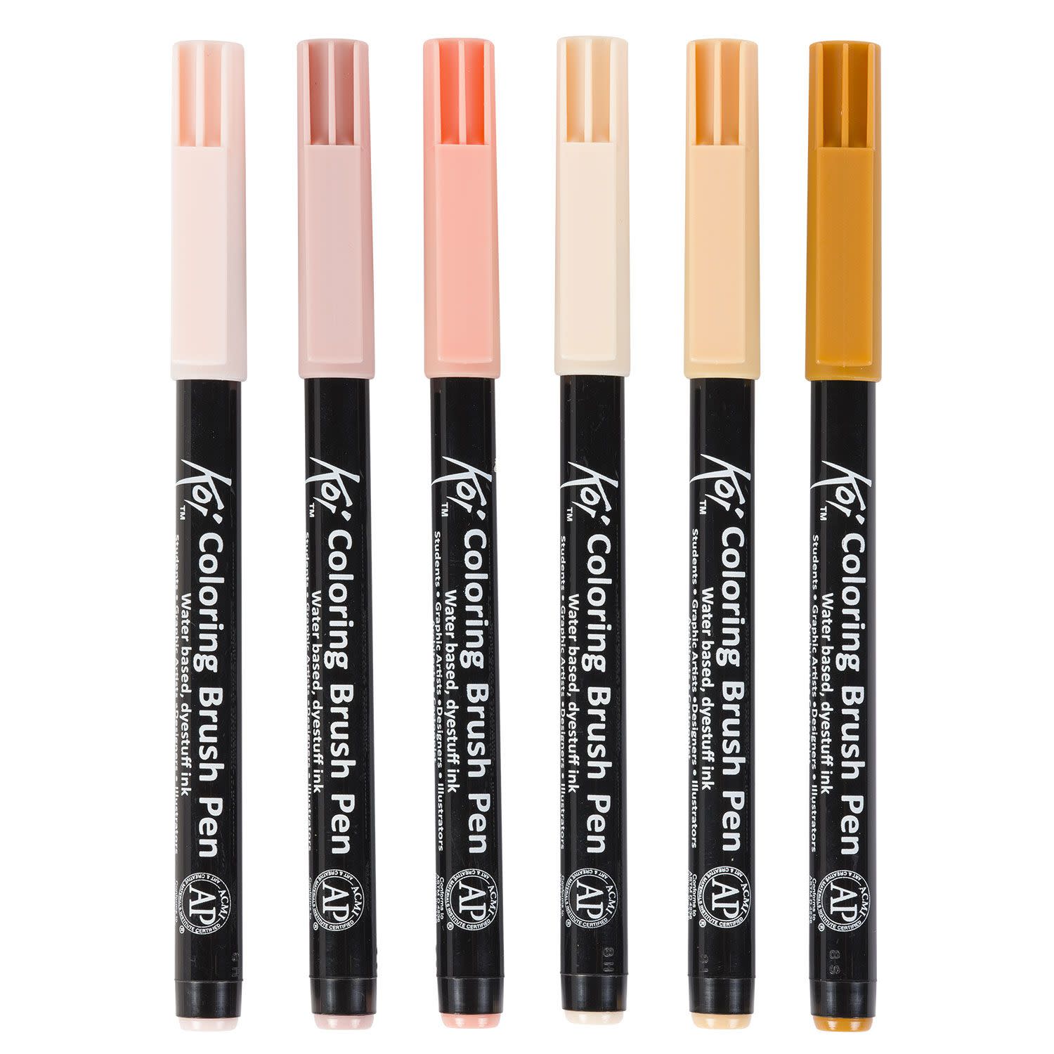 Εικόνα 2 του Talens Μαρκαδόροι Ζωγραφικής Koi Manga Skin Tones 6τεμ.