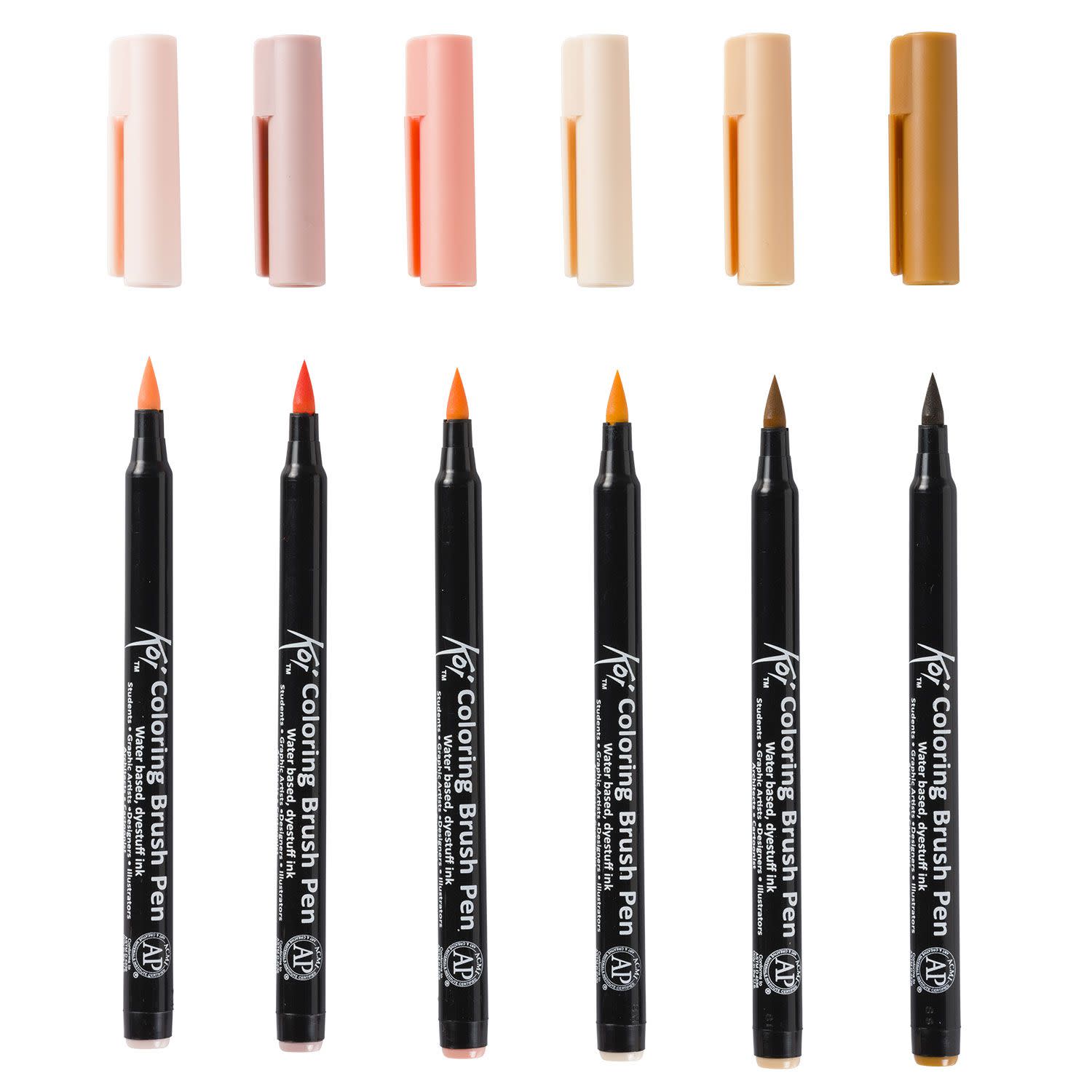 Εικόνα 3 του Talens Μαρκαδόροι Ζωγραφικής Koi Manga Skin Tones 6τεμ.