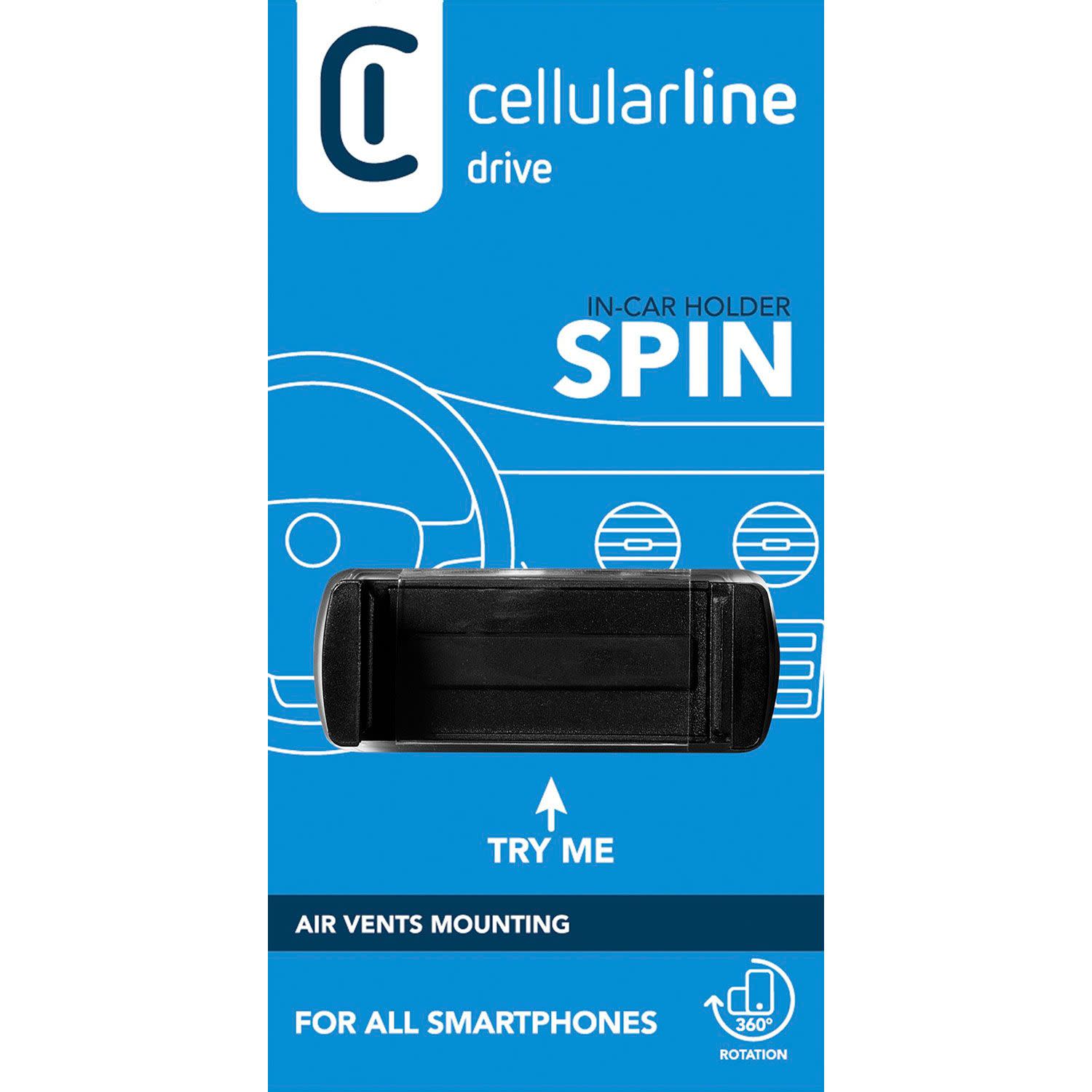 Εικόνα 4 του Cellularline Βάση Στήριξης Αεραγωγού Αυτοκινήτου για Smartphone