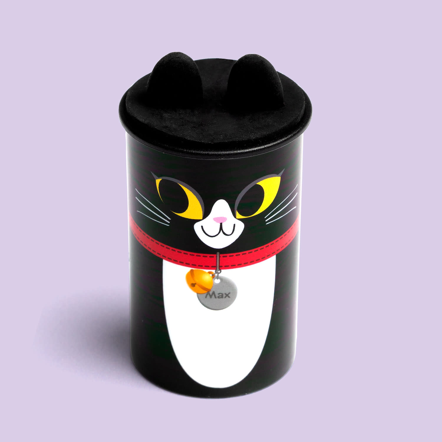 Εικόνα 1 του Goomby Ξύστρα Πλαστική Διπλή Black Kitty