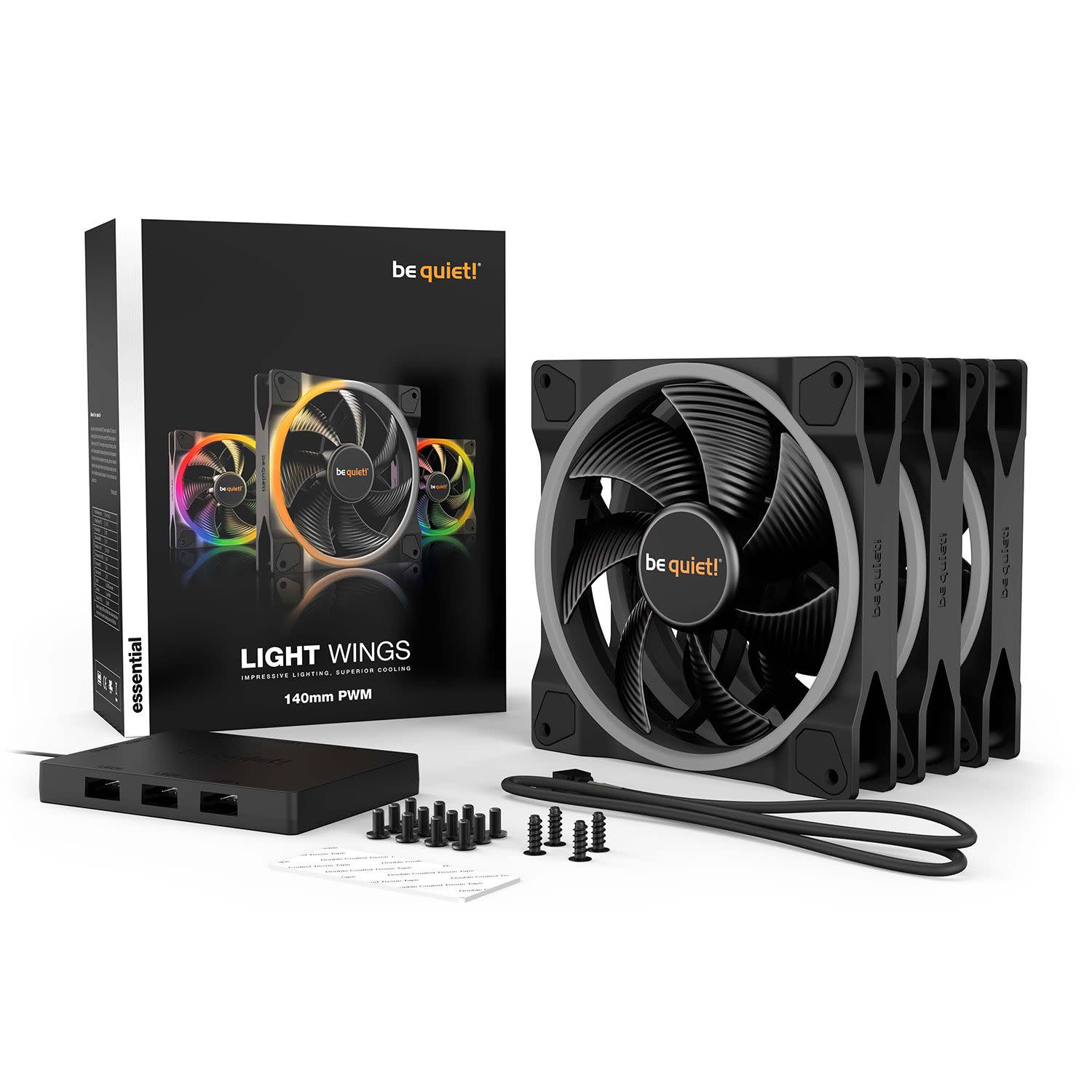 Κάνε κλικ για να δεις την εικόνα 5 του Be Quiet! Be Quiet Light Wings 140mm PWM Triple-Pack