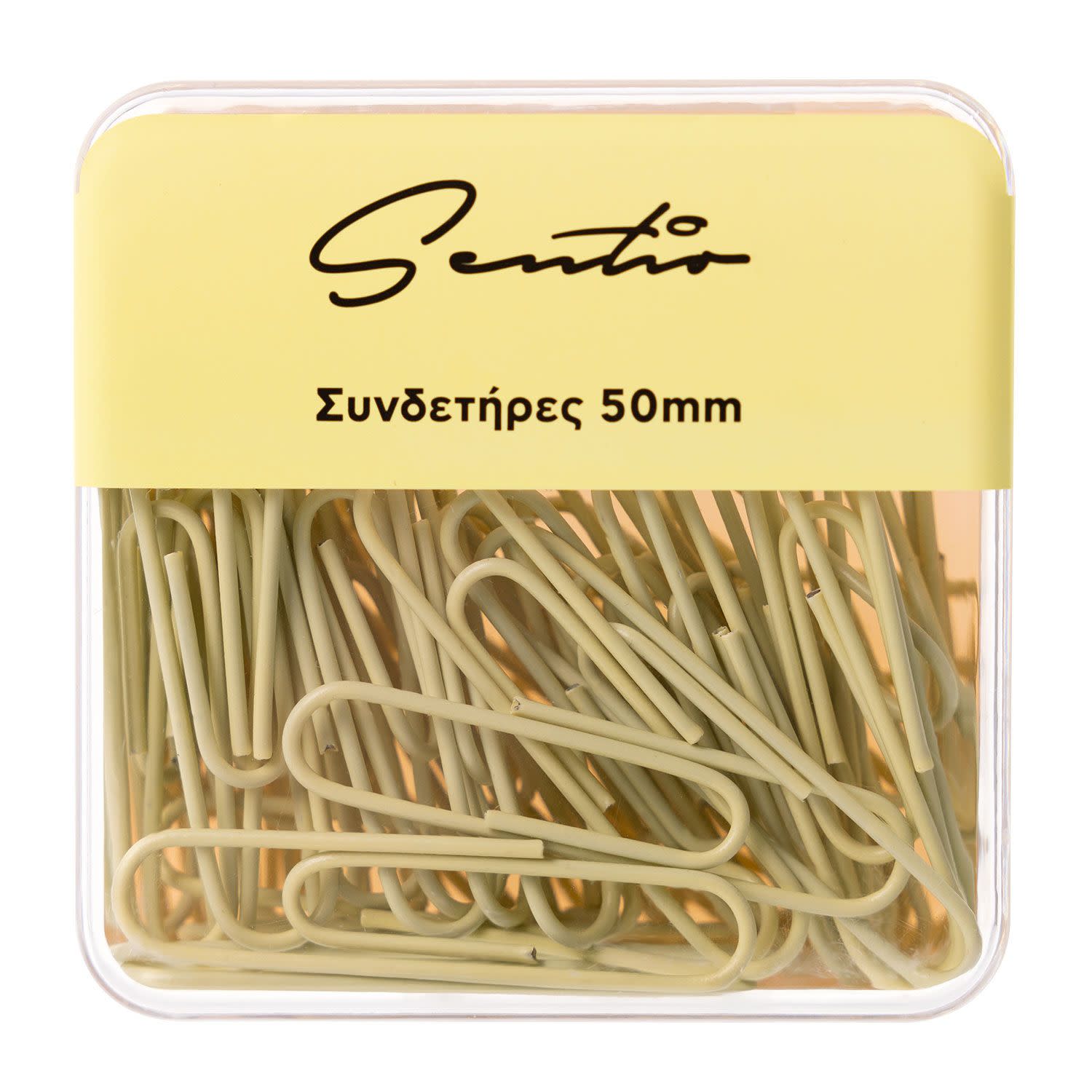 Εικόνα 1 του Sentio Συνδετήρες Pastel  Κίτρινο 50mm