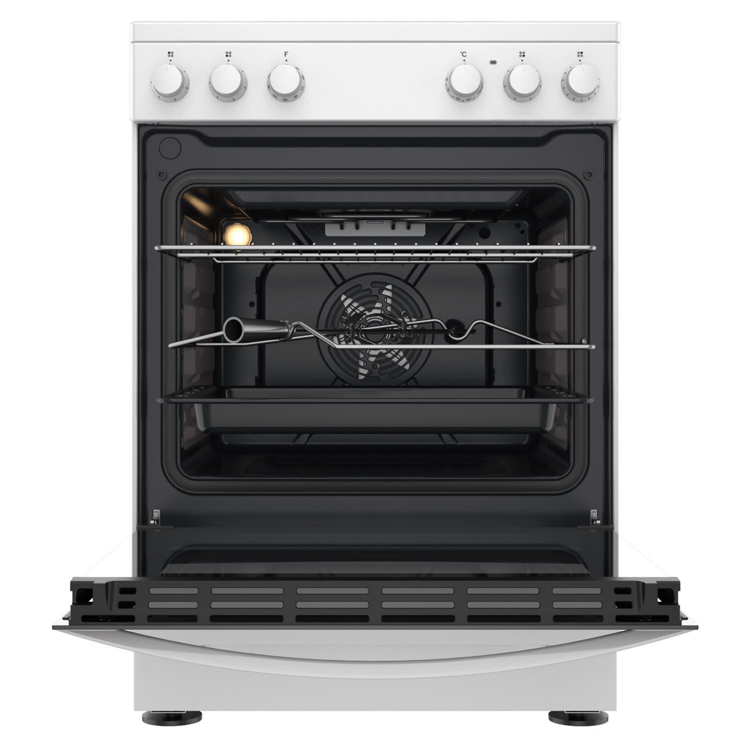 Εικόνα 4 του Indesit IS67V5KCW/E Κουζίνα Κεραμική