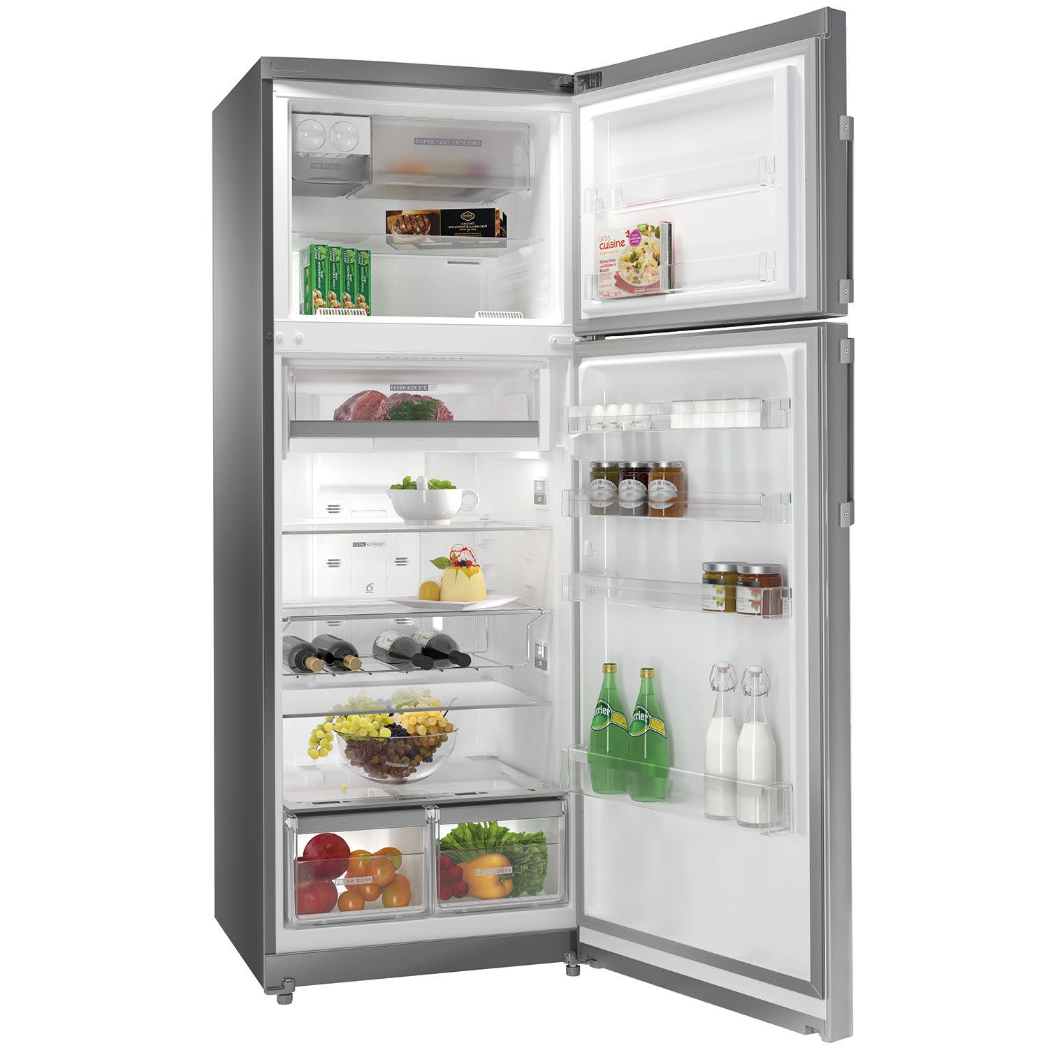 Εικόνα 3 του Whirlpool WT70E 952 X Δίπορτο Ψυγείο Inox