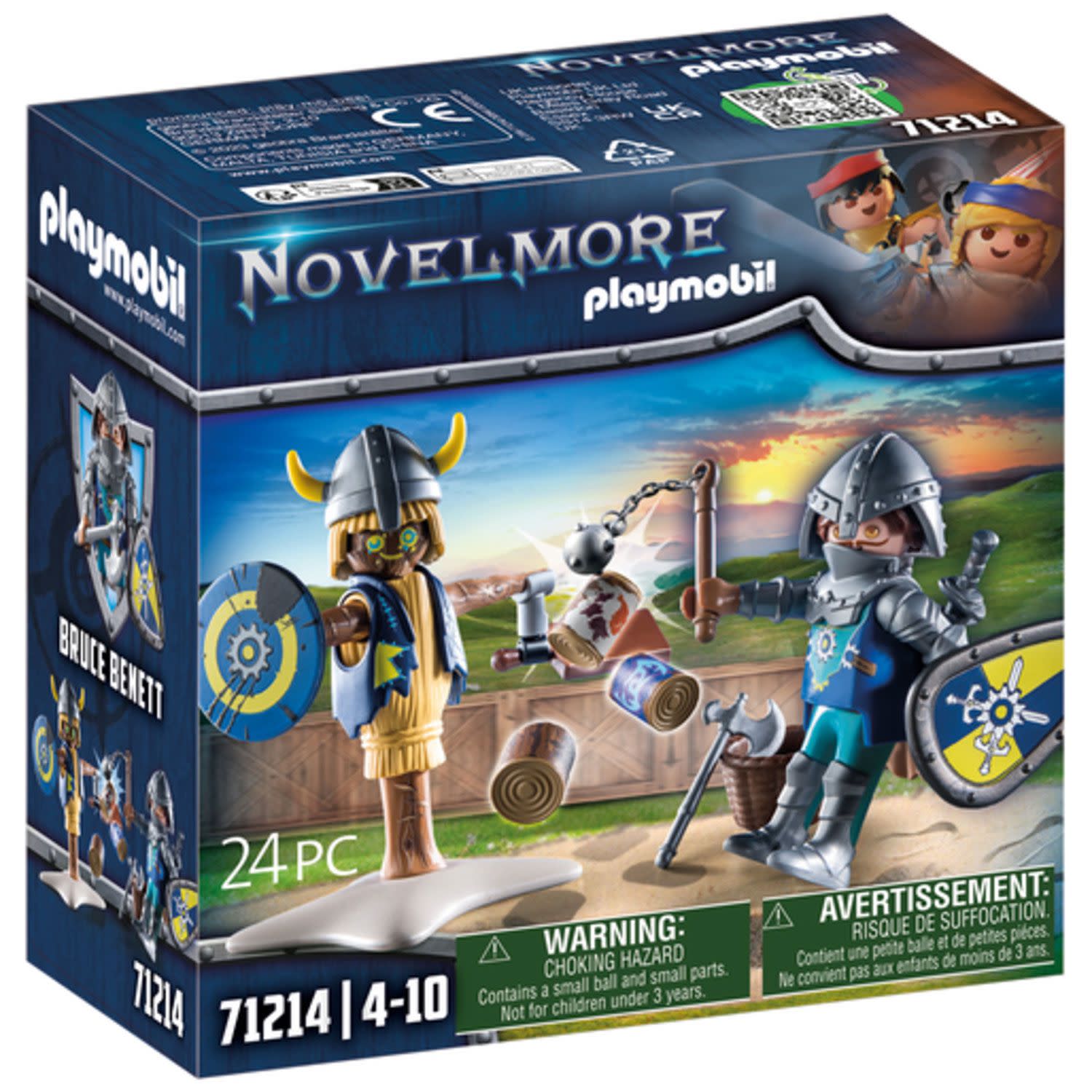 Κάνε κλικ για να δεις την εικόνα 1 του playmobil Novelmore Ιππότης & Σκιάχτρο Εκπαίδευσης 71214