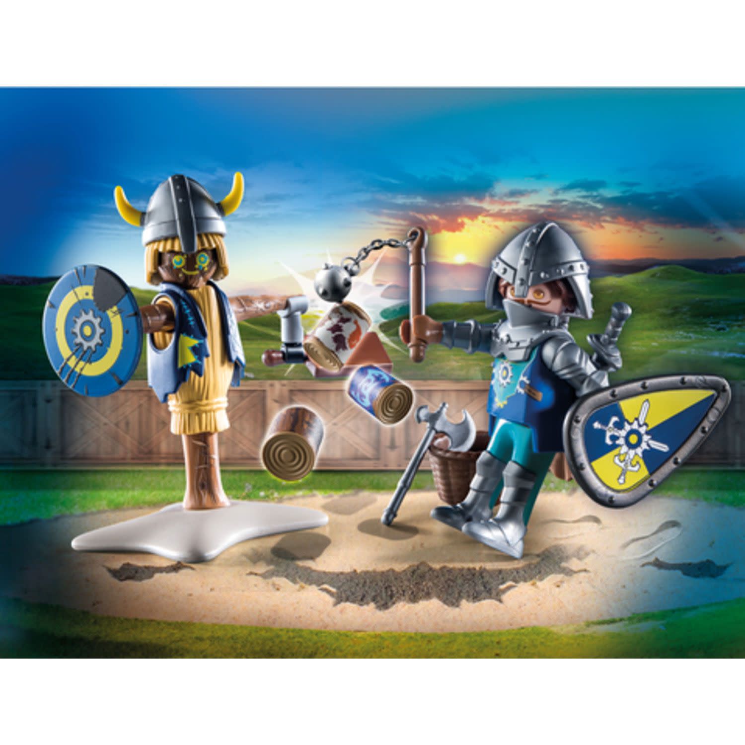 Κάνε κλικ για να δεις την εικόνα 4 του playmobil Novelmore Ιππότης & Σκιάχτρο Εκπαίδευσης 71214