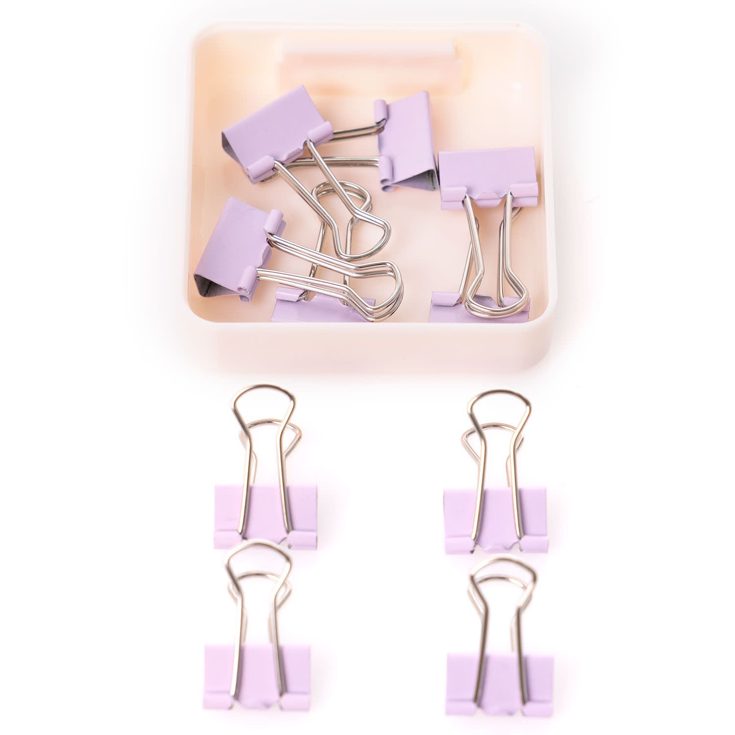 Κάνε κλικ για να δεις την εικόνα 3 του Sentio Kλιπ Pastel Μωβ 19mm 10τεμ.