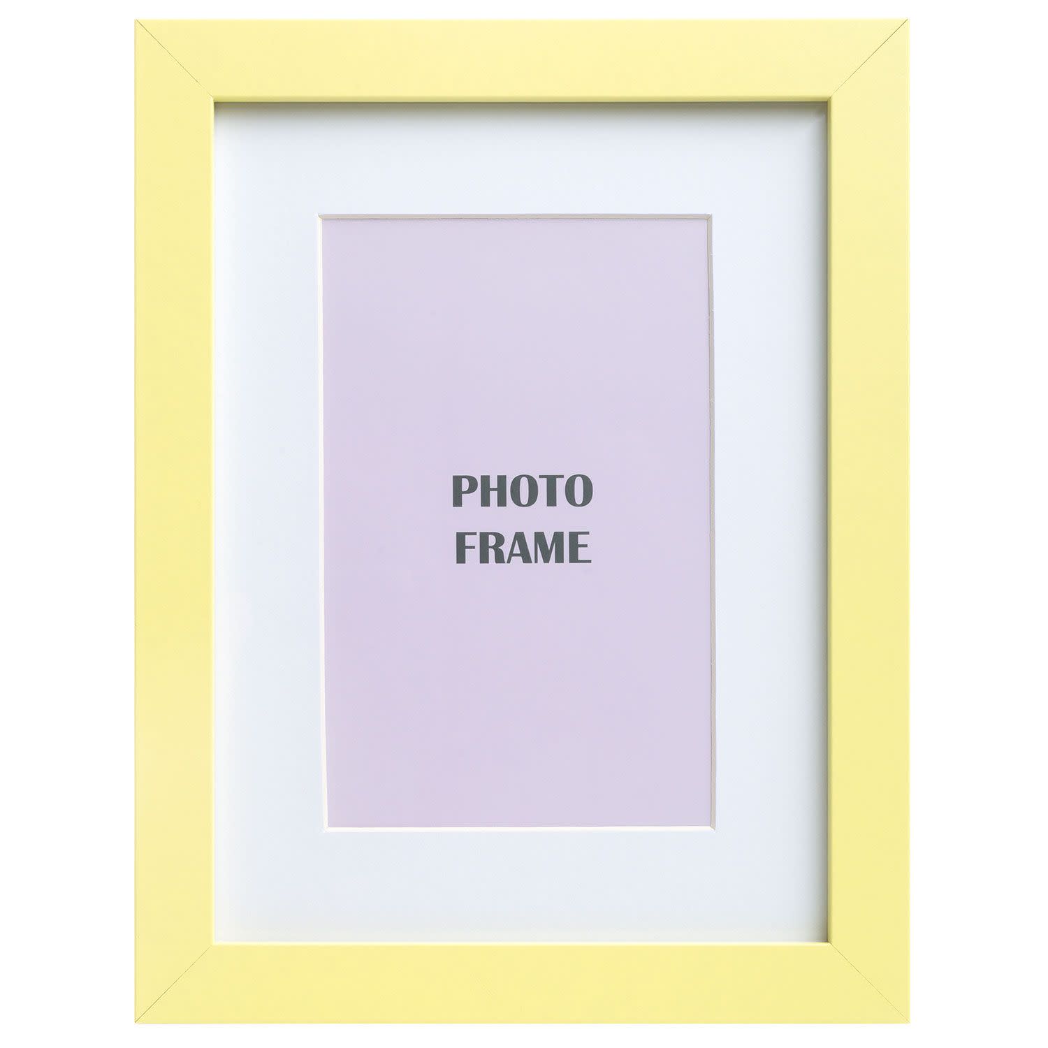 Sentio Κορνίζα με Πλαίσιο 10x15  Pastel Κίτρινη