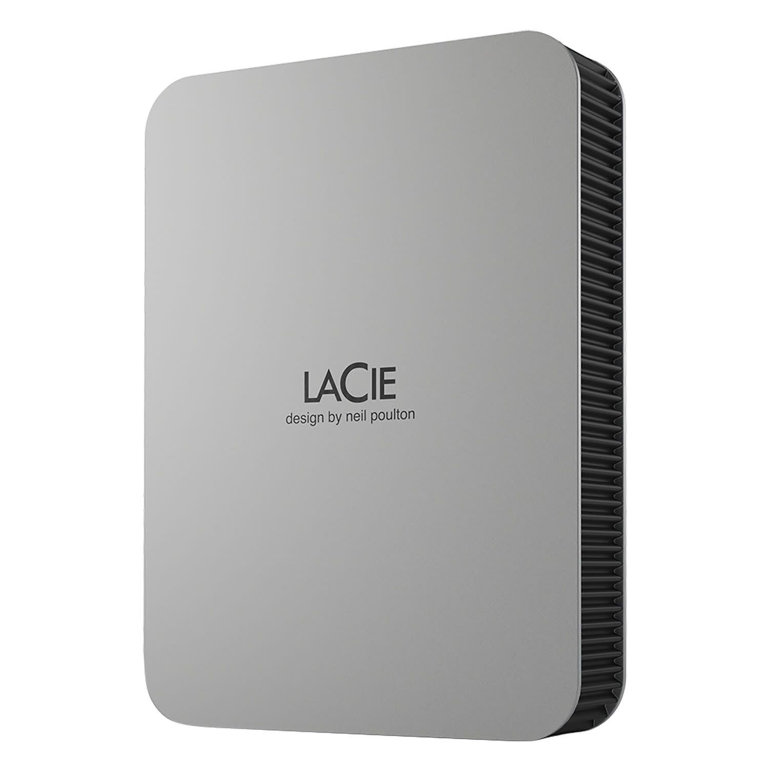 LaCie Εξωτερικός Σκληρός Δίσκος 2.5" Mobile Drive 1TB Moon Silver