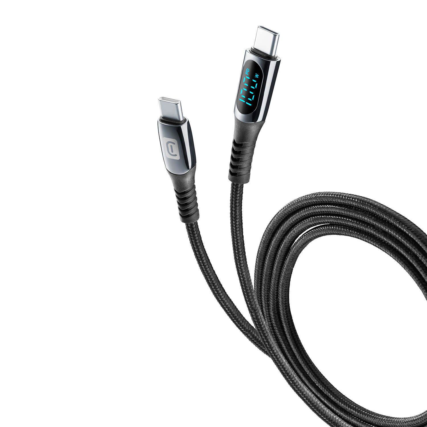 Εικόνα 1 του Cellularline Καλώδιο USB-C to USB-C 100W 2 m Μαύρο