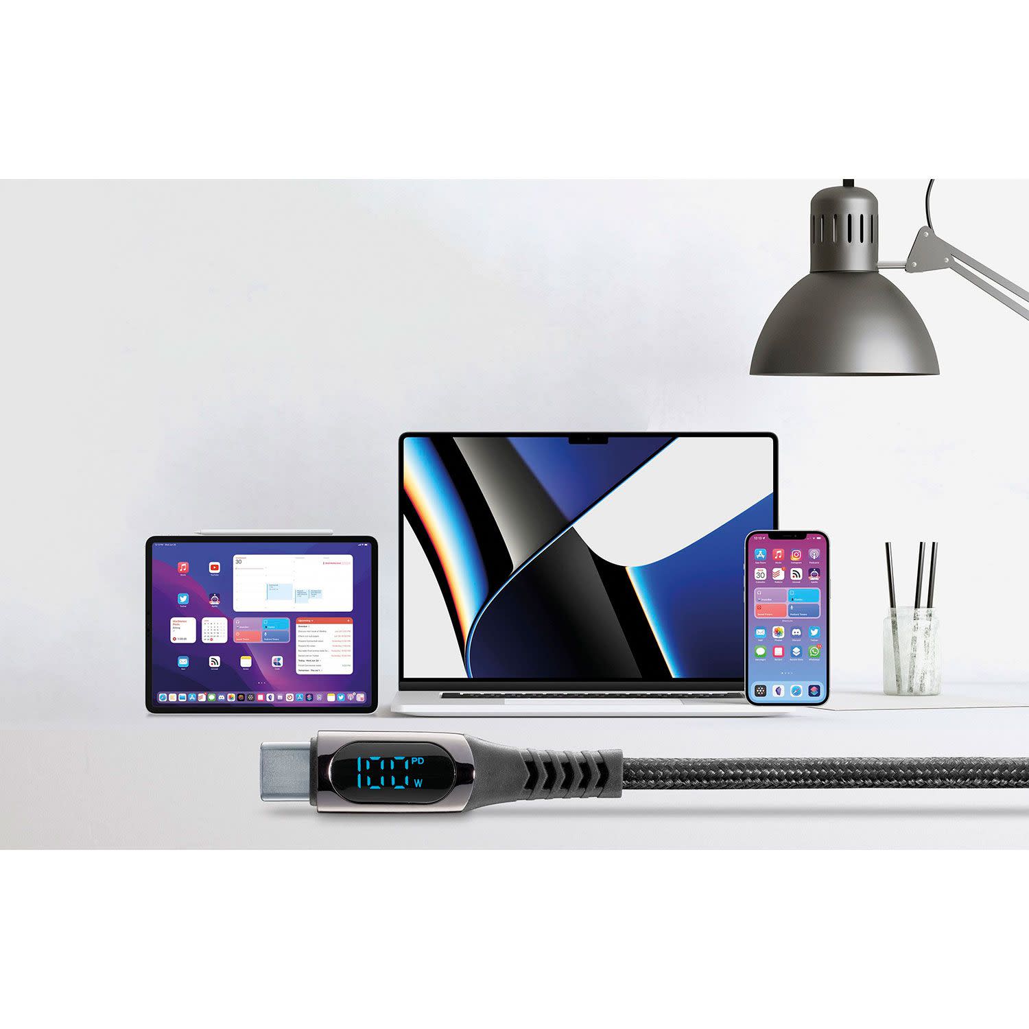 Εικόνα 5 του Cellularline Καλώδιο USB-C to USB-C 100W 2 m Μαύρο