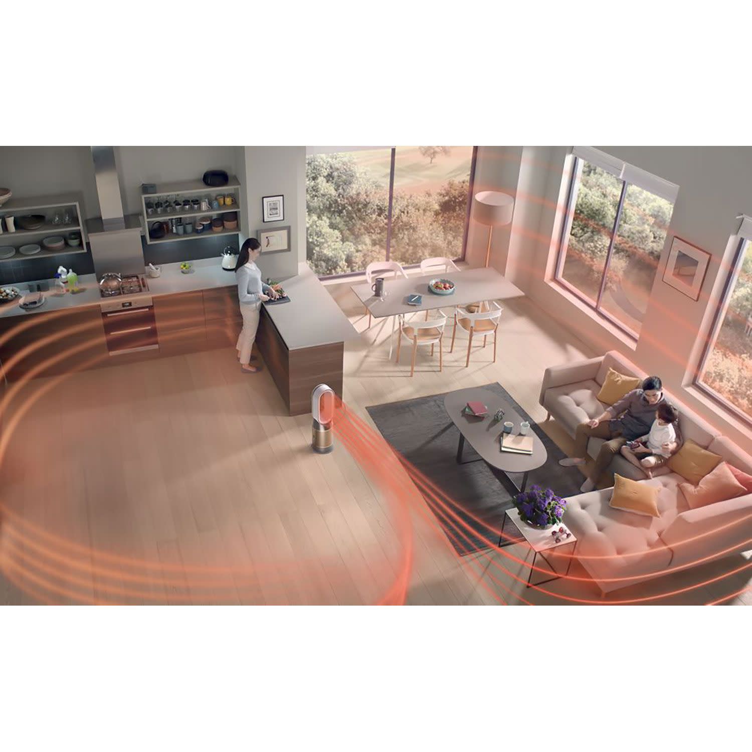 Κάνε κλικ για να δεις την εικόνα 10 του Dyson Καθαριστής Αέρα HP09 Pure White