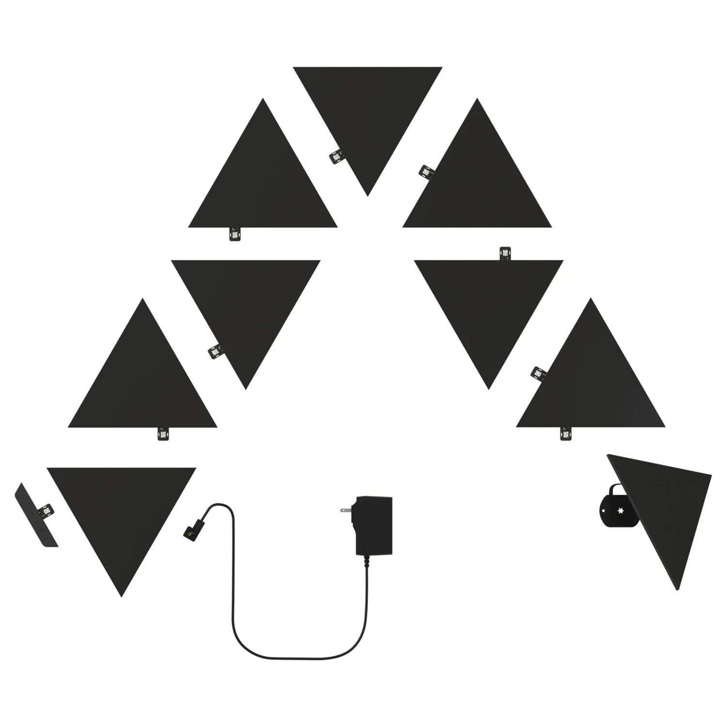 Εικόνα 4 του Nanoleaf Shapes Limited Edit. Black Triangles Starter Kit 9Pack