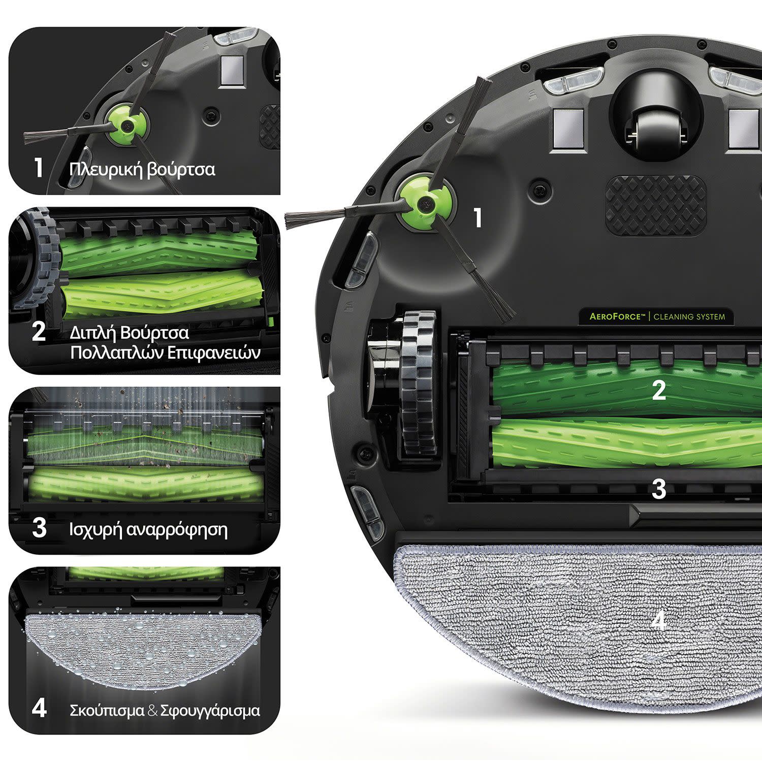 Εικόνα 4 του iRobot Σκούπα ρομπότ Roomba i8 Combo