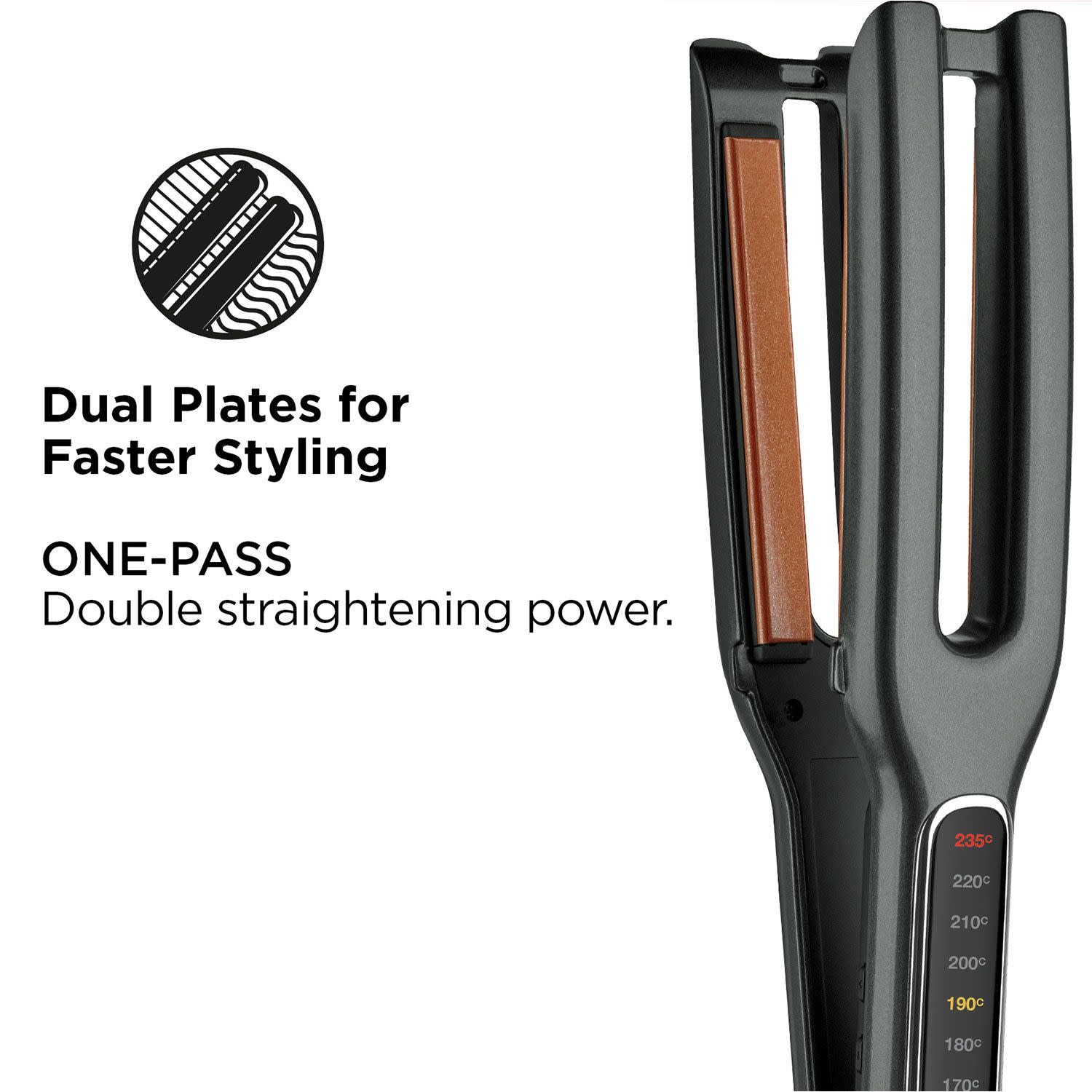 Εικόνα 5 του Revlon Salon One Pass Double Ισιωτική μαλλιών RVST2204E