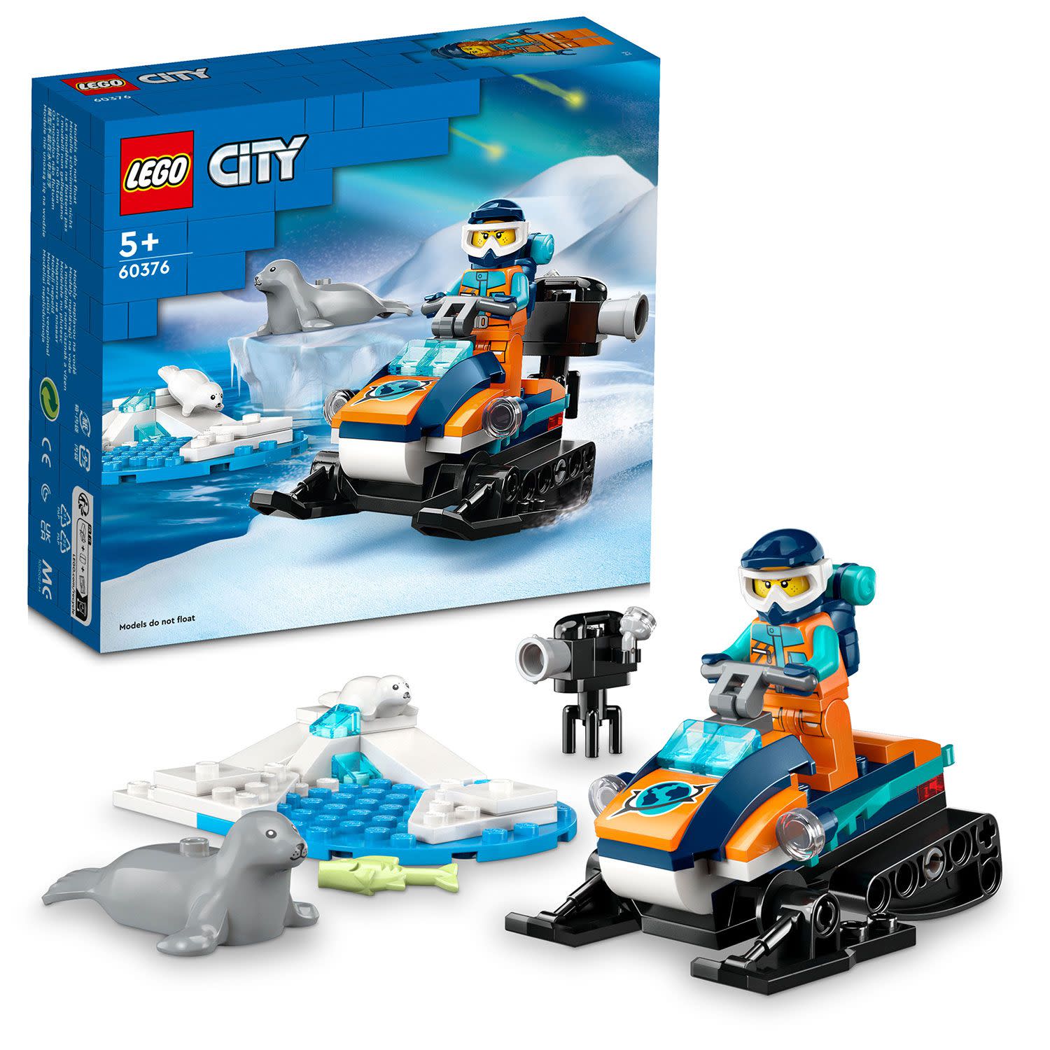 Εικόνα 2 του LEGO Arctic Explorer Snowmobile 60376