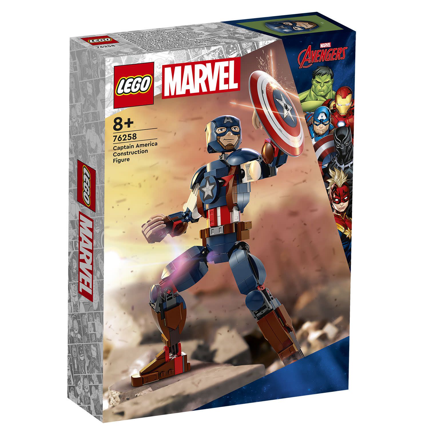 Εικόνα 1 του LEGO Captain America Construction Figure 76258