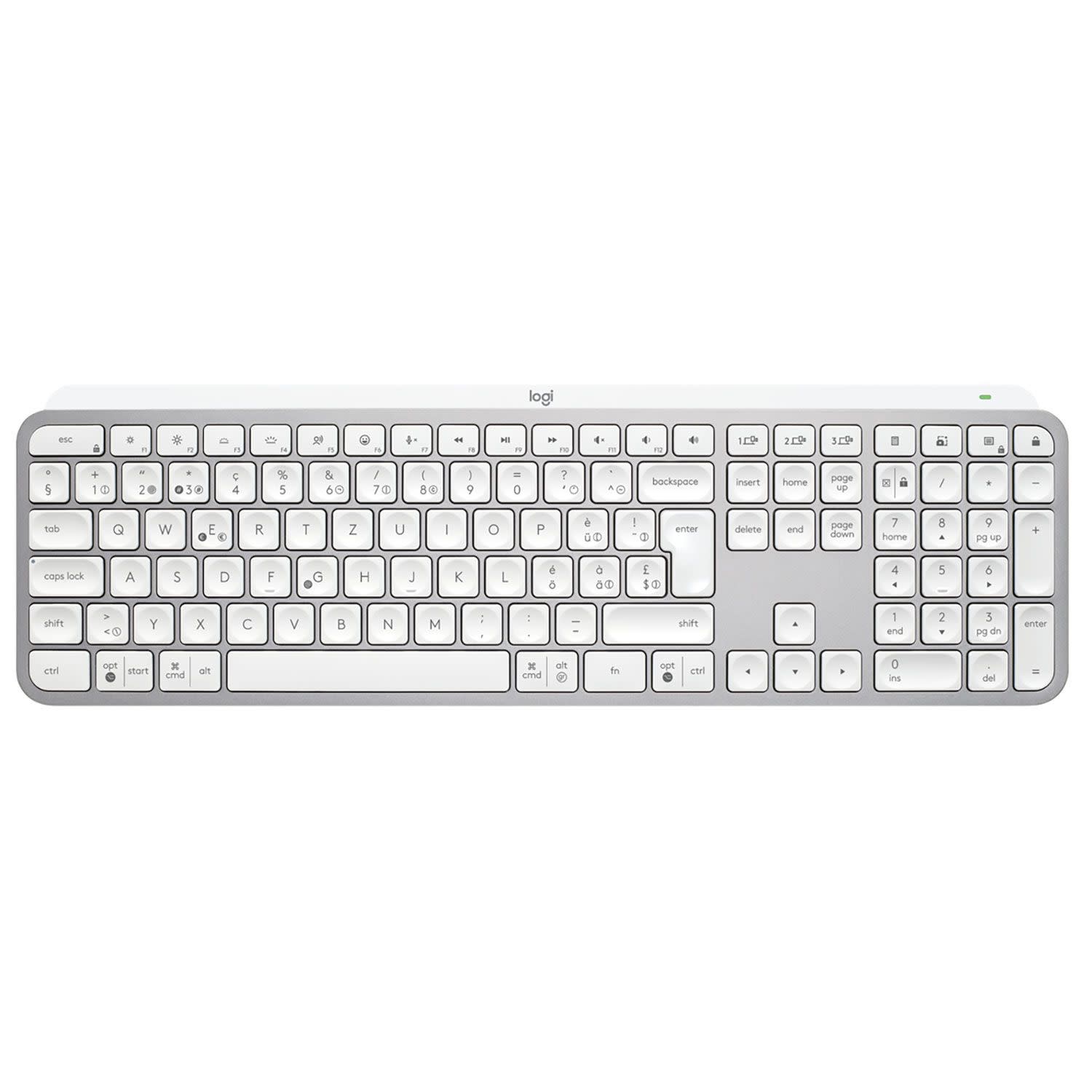 Logitech Πληκτρολόγιο MX Keys S Pale Grey