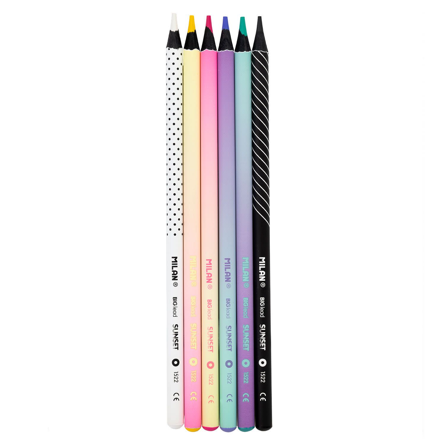 Κάνε κλικ για να δεις την εικόνα 2 του Milan Ξυλομπογιές Sunset 6τεμ.