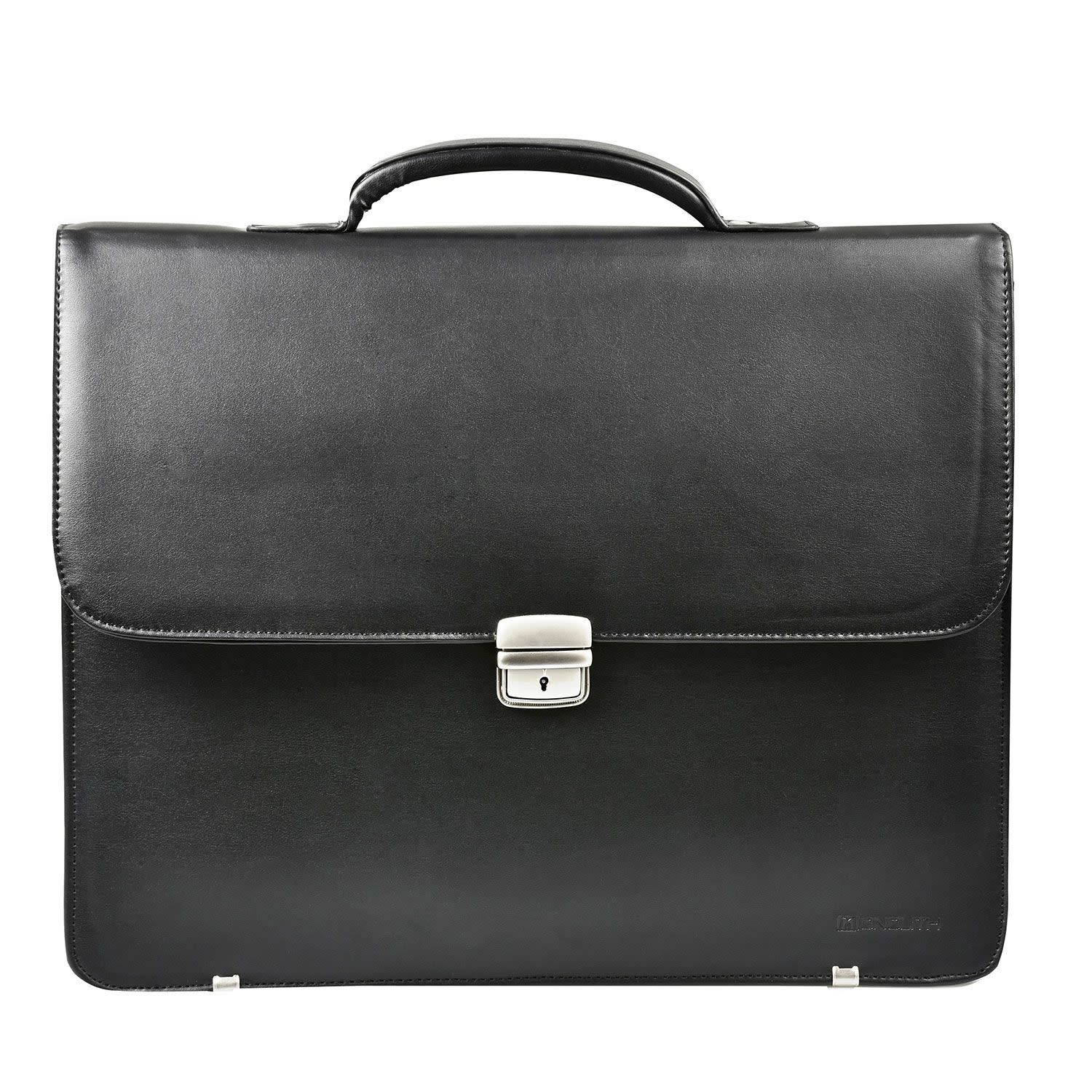 Εικόνα 1 του Monolith Δερμάτινος Χαρτοφύλκας 2334 Μαύρος