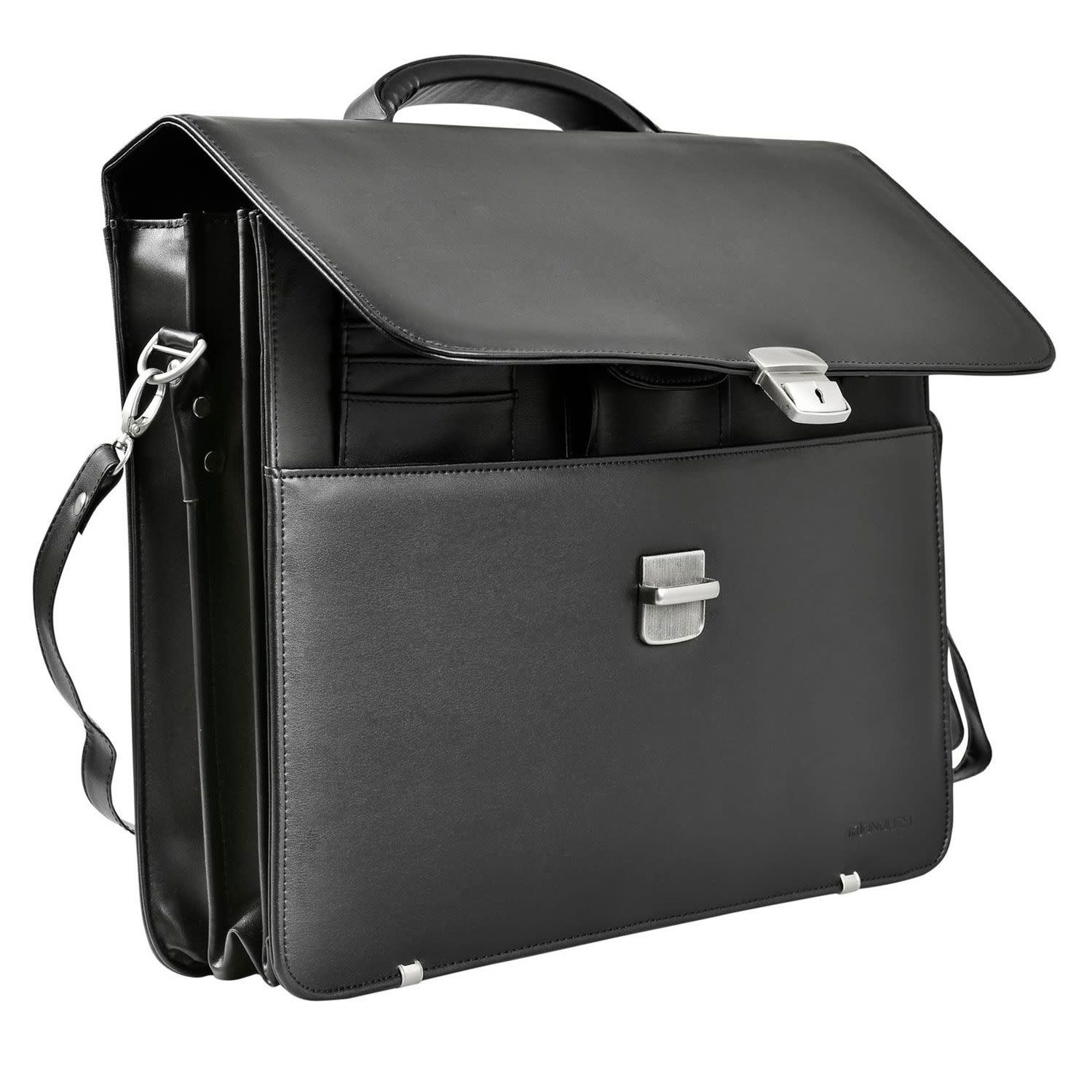 Εικόνα 4 του Monolith Δερμάτινος Χαρτοφύλκας 2334 Μαύρος