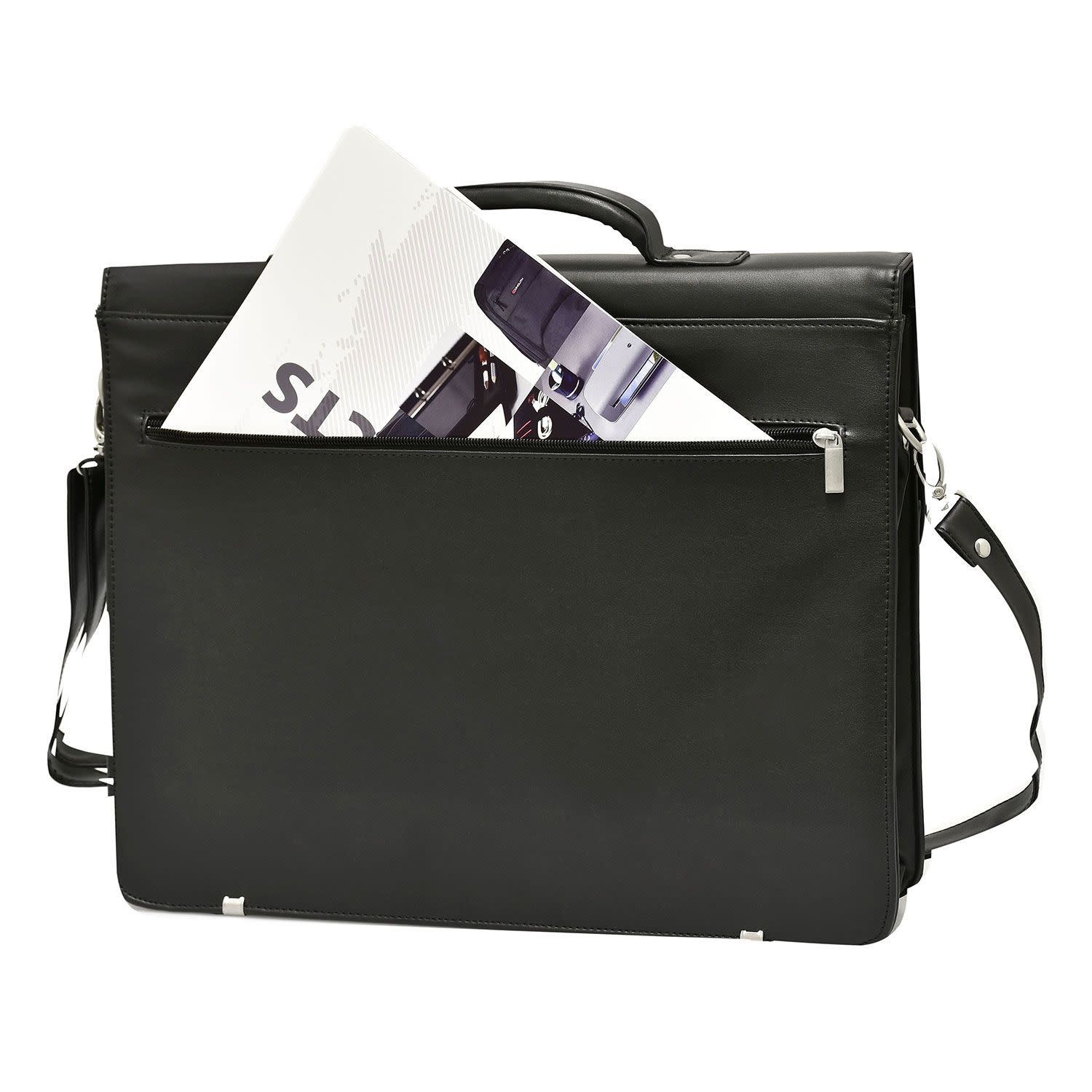 Εικόνα 7 του Monolith Δερμάτινος Χαρτοφύλκας 2334 Μαύρος