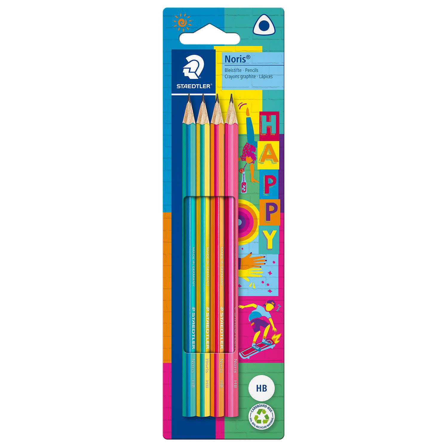 Εικόνα 3 του Staedtler Μολύβια Happy HB 4τεμ.