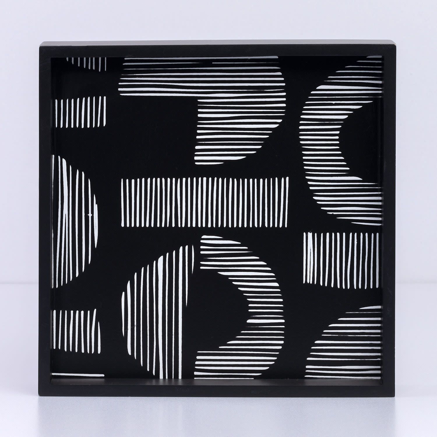 Εικόνα 3 του Sentio Μαύρος Δίσκος Τετράγωνος B&W