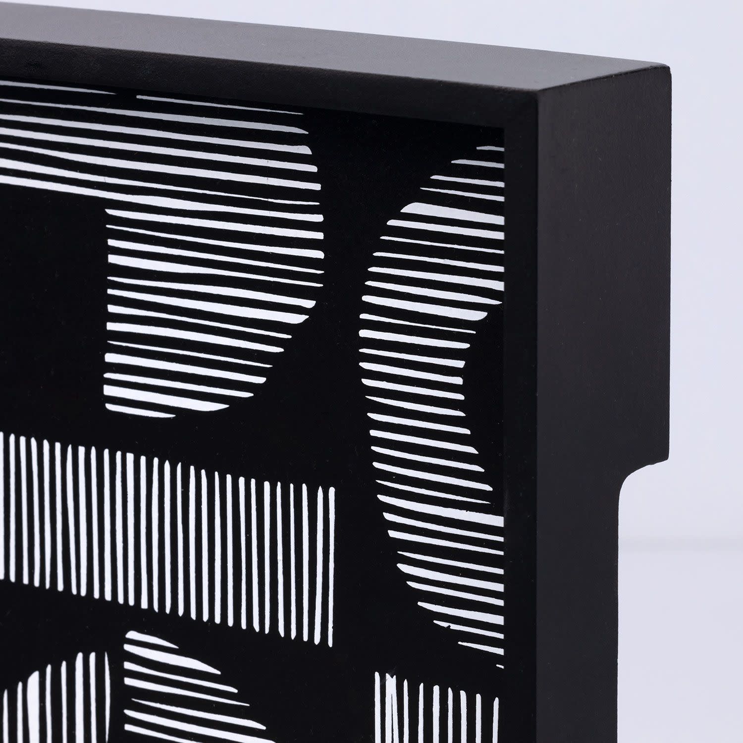 Εικόνα 4 του Sentio Μαύρος Δίσκος Τετράγωνος B&W