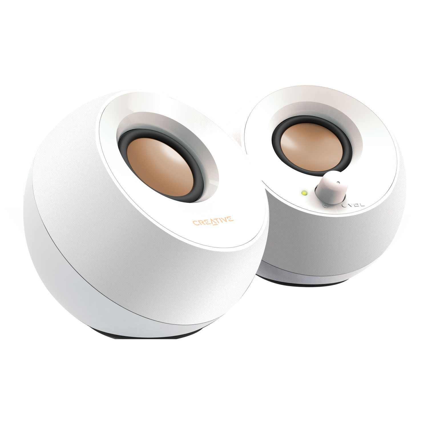 Εικόνα 2 του Creative Ηχεία 2.0 Pebble V3 Λευκά